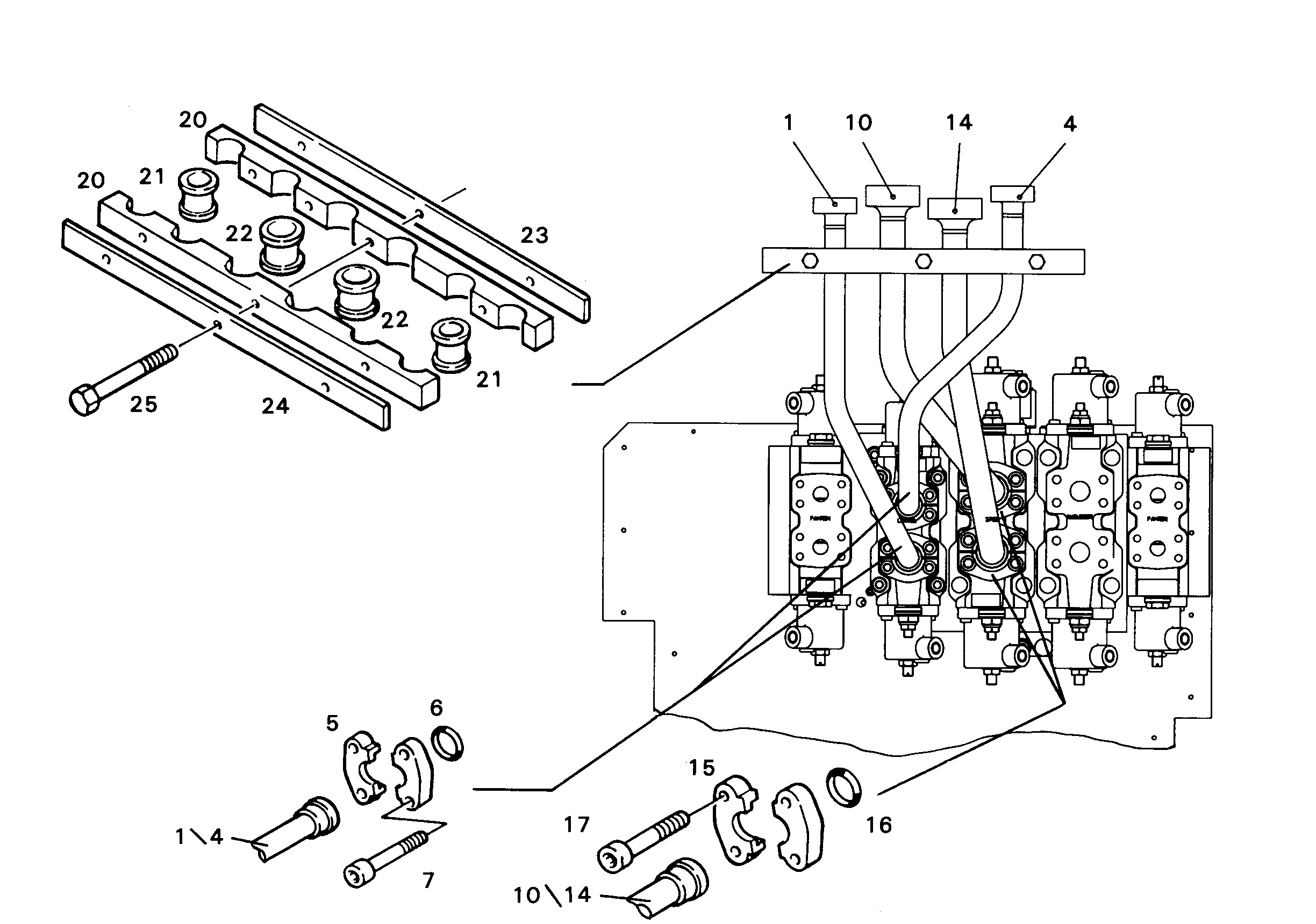 ПРОВОДКА МОНТАЖ AHS 10052567 LIEBHERR