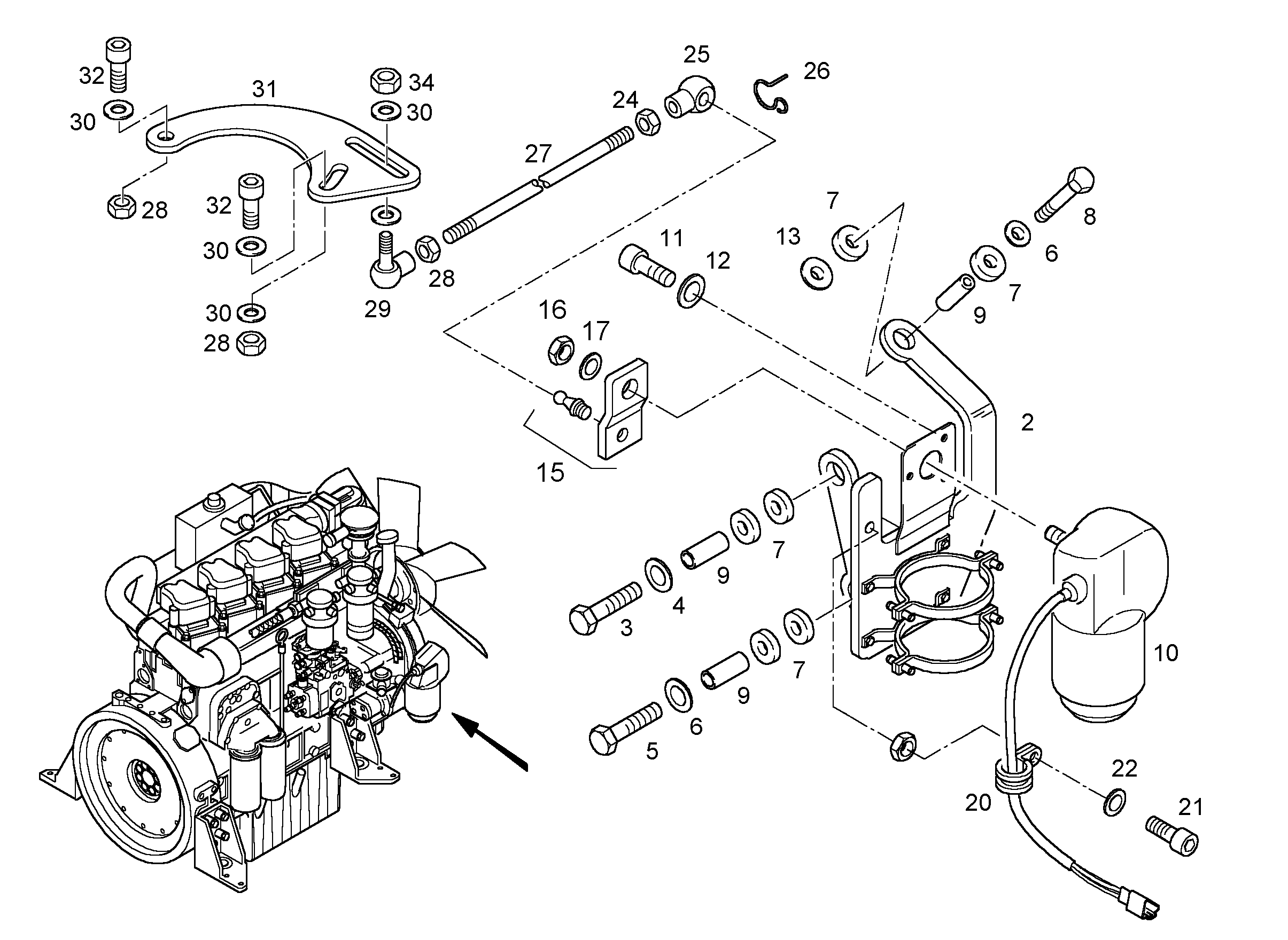 ШАРОВОЙ ПОДПЯТНИК B  10 LH 10000819 LIEBHERR