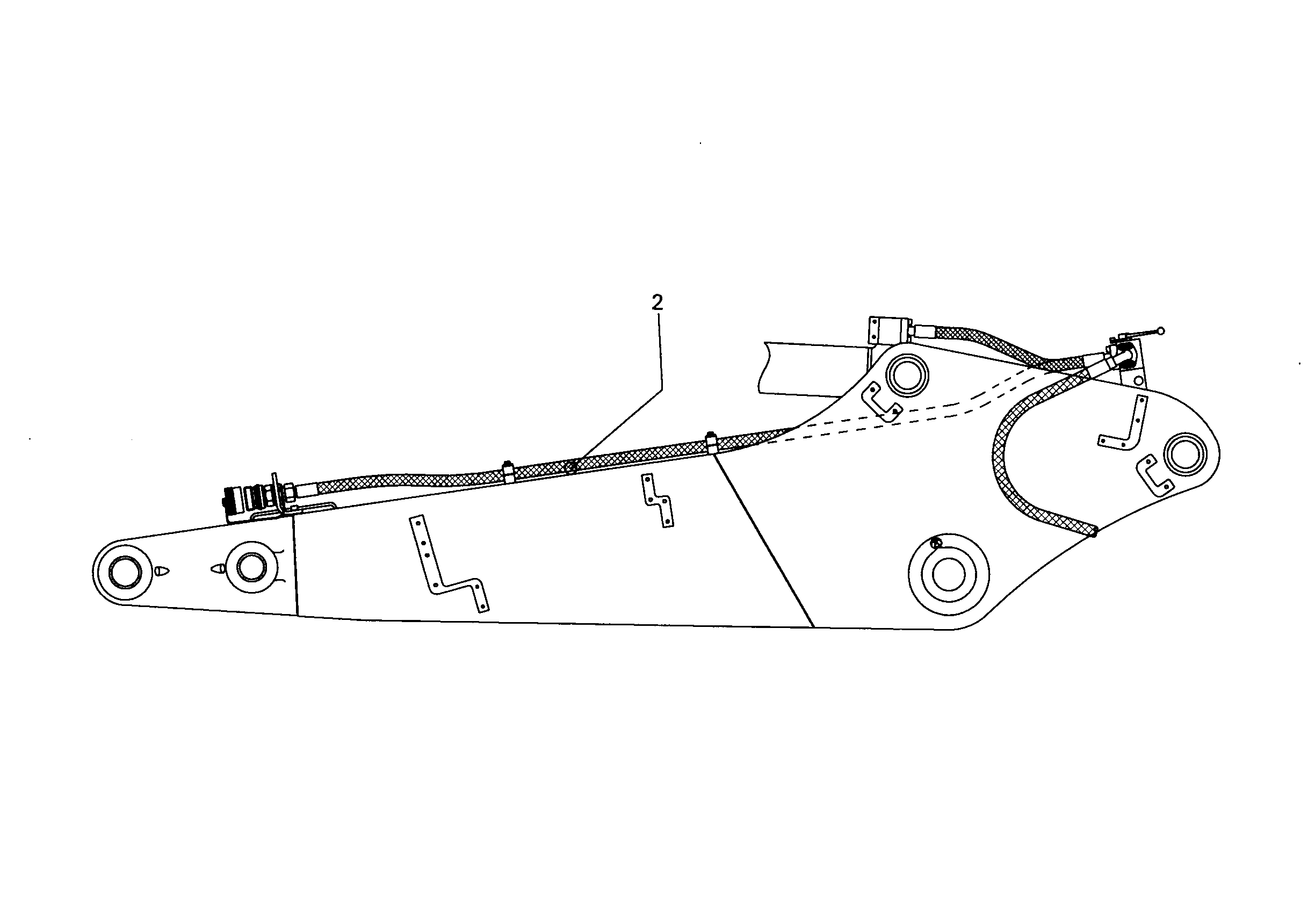 ПРОВОДКА ПРИВОД ГРЕЙФЕРА 9820253 LIEBHERR