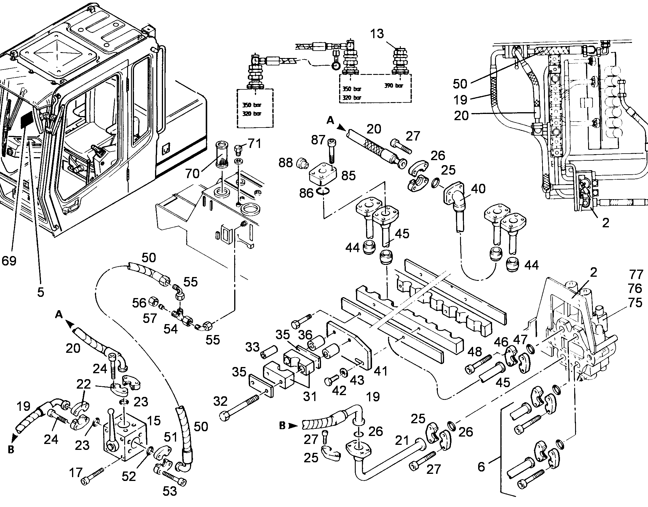 ПЕРЕКЛЮЧАЮЩИЙ КЛАПАН, УСТ. 9695047 LIEBHERR