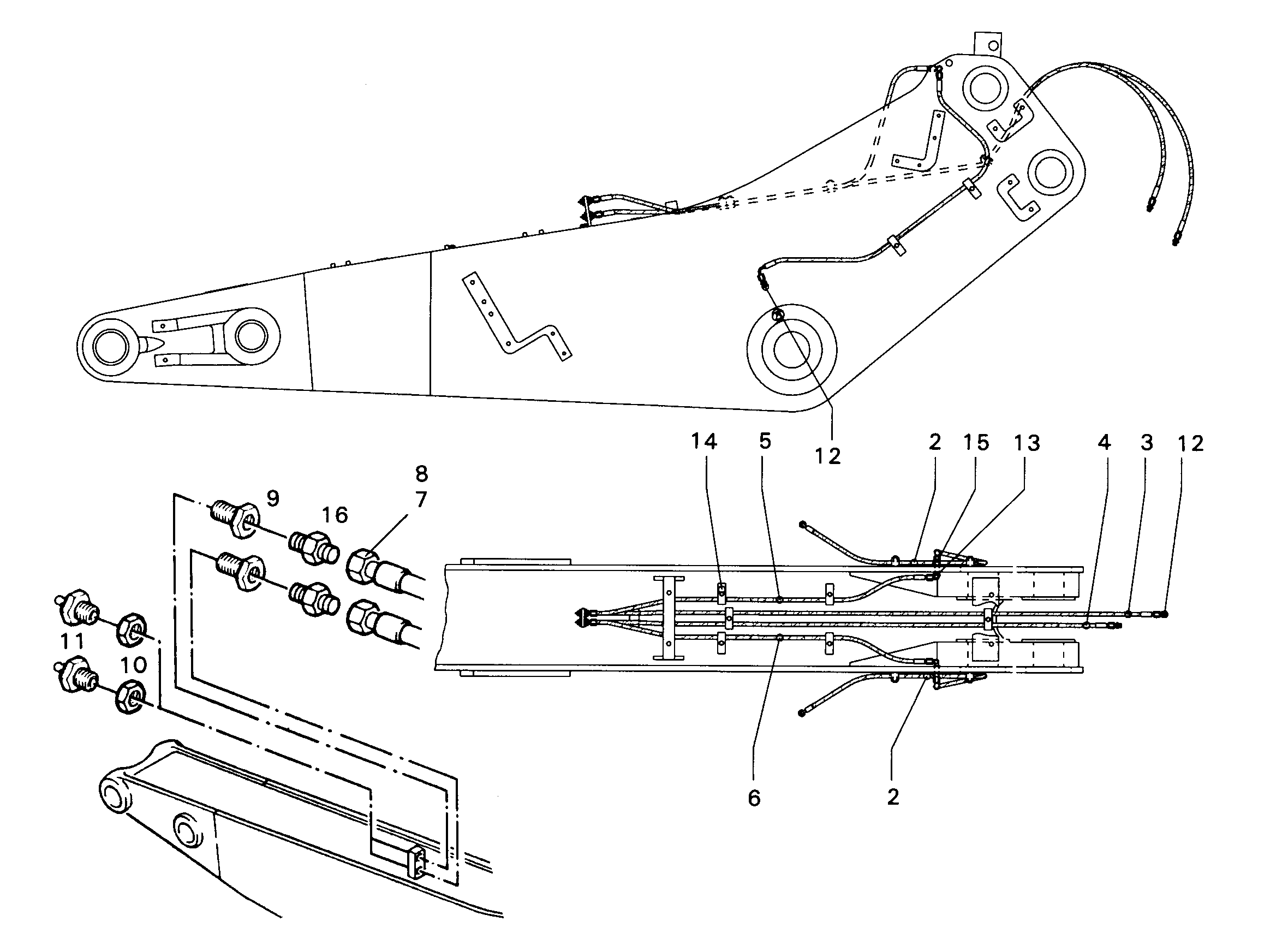 ШЛАНГ 5X1450 5615600 LIEBHERR