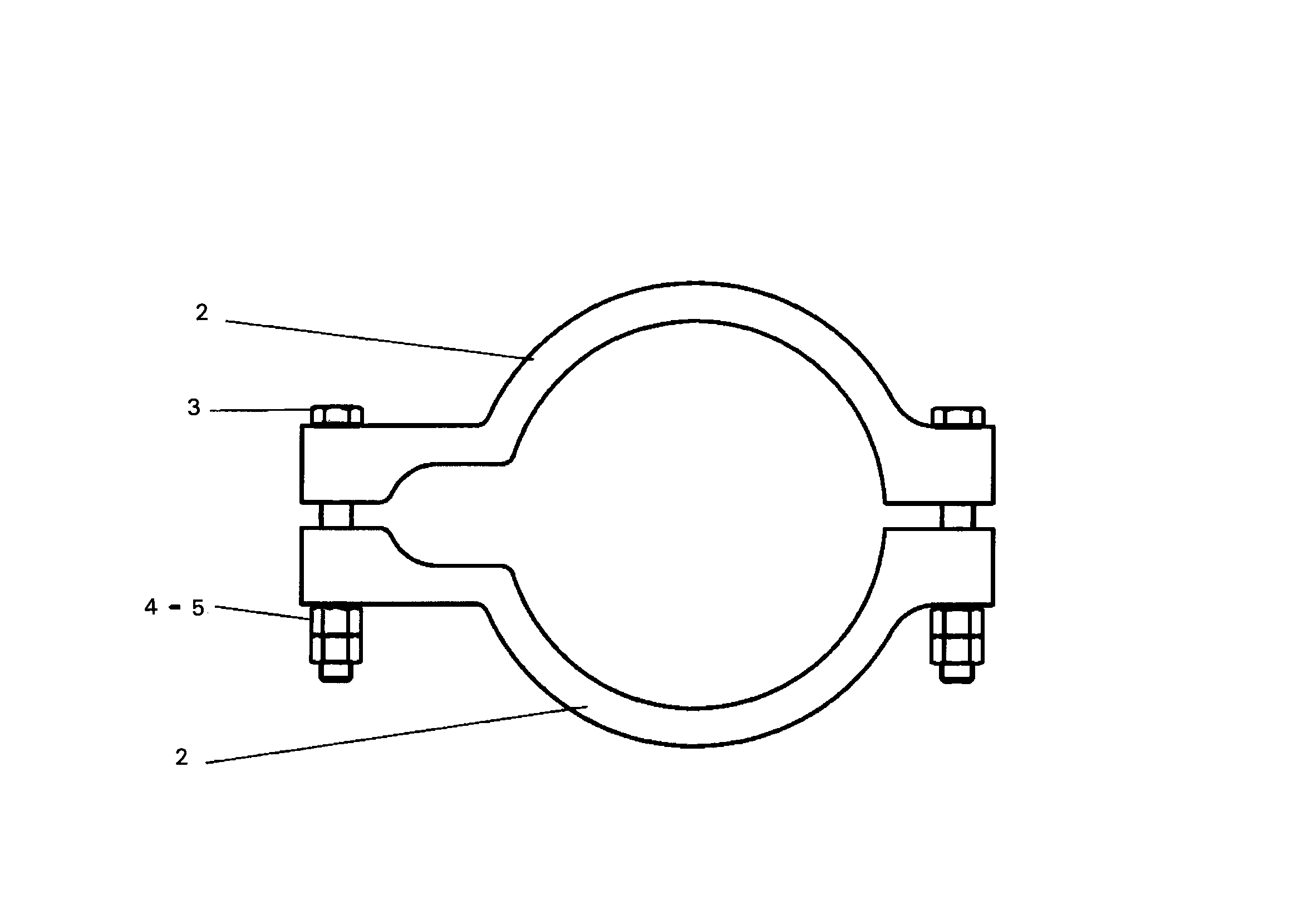 ПОЛУХОМУТИК d=152-40 9863426 LIEBHERR