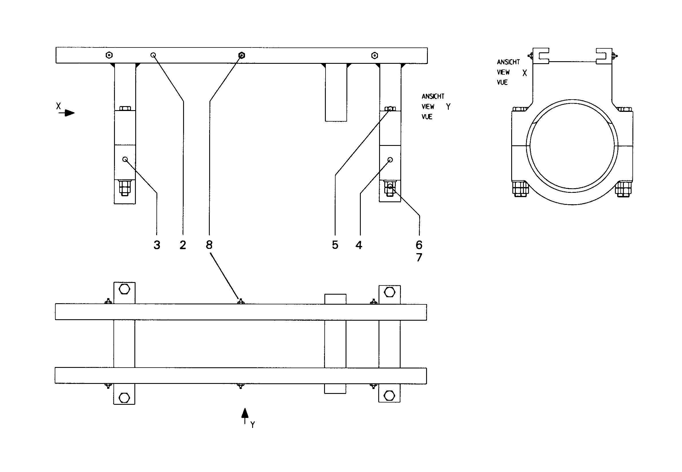 ПОЛУХОМУТИК d=159 9827866 LIEBHERR