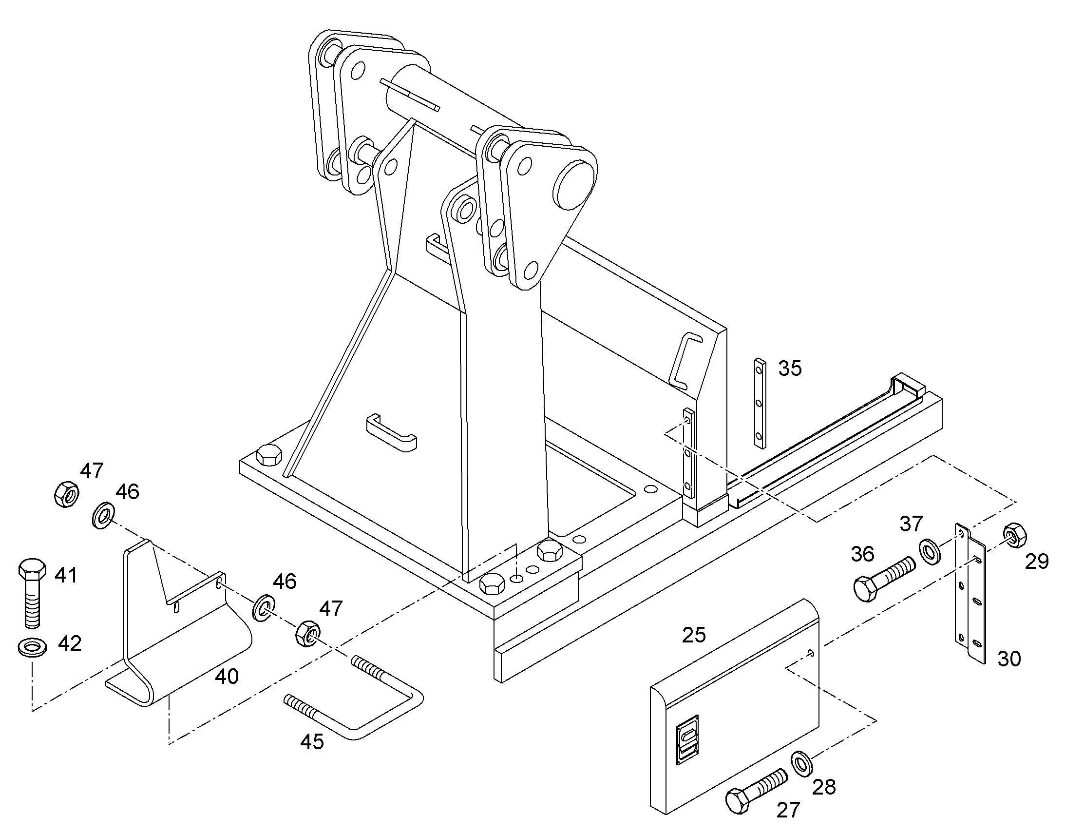 УГОЛЬНИК КРЕПЕЖНЫЙ 9288517 LIEBHERR