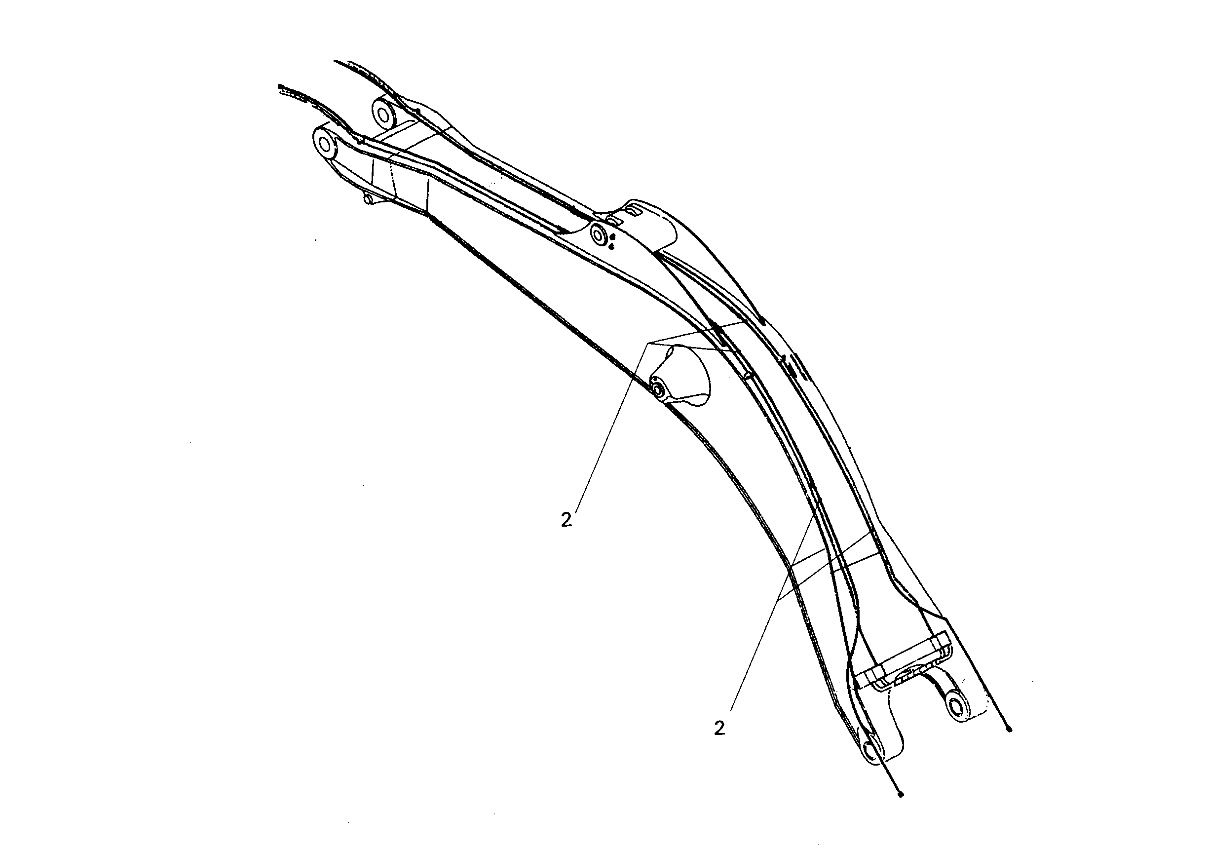 ПРОВОДКА ПРИВОД МЕХ. ПОВОРОТА 9894377 LIEBHERR