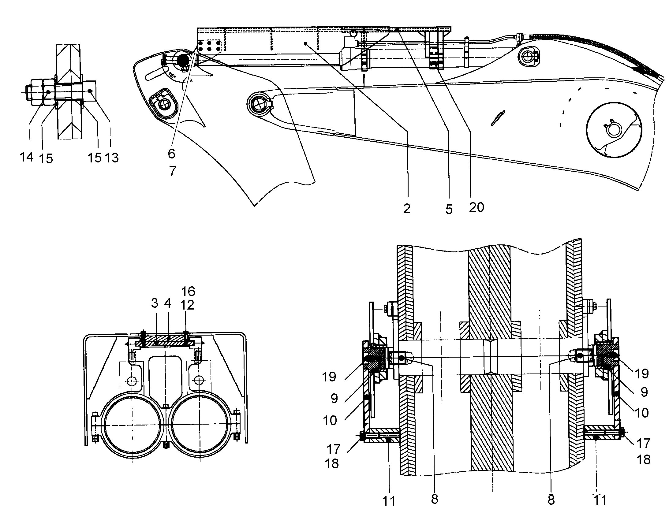 ОГРАНИЧИТЕЛЬ ХОДА 9897717 LIEBHERR