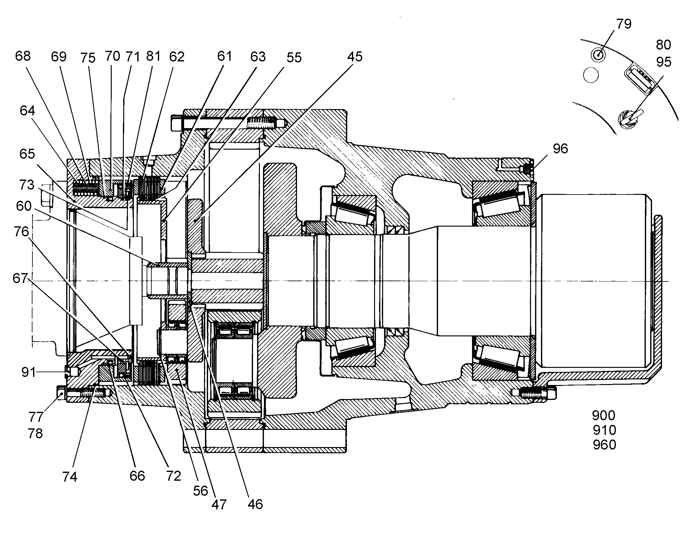 РЕМКОМПЛЕКТ ТОРМОЗА 944391803 LIEBHERR