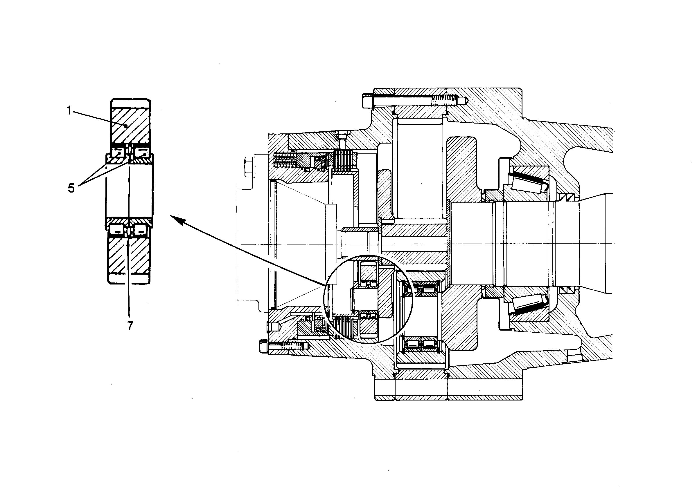 ПРУЖИННОЕ СТОПОРНОЕ КОЛЬЦО SB 76 429610901 LIEBHERR