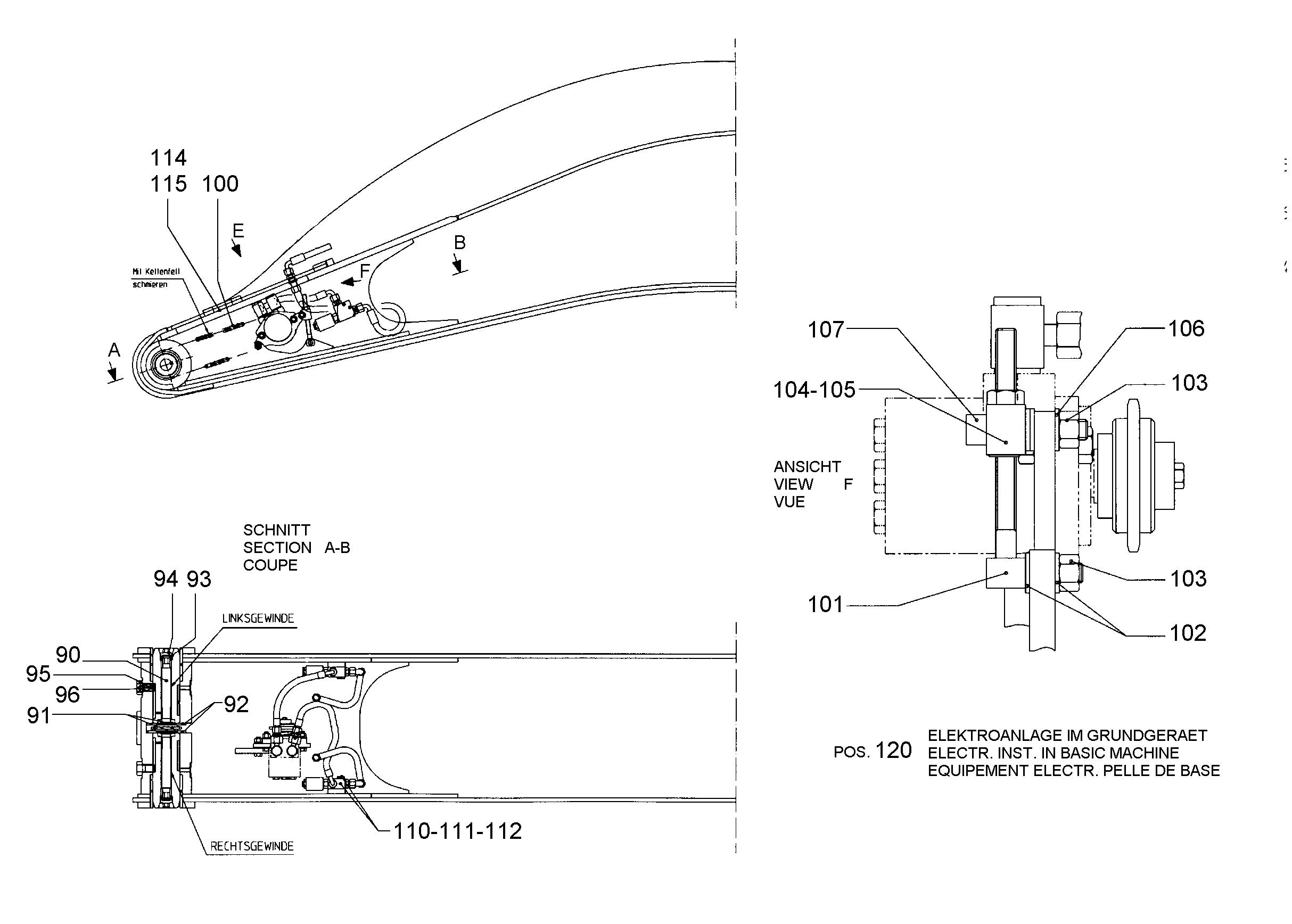 ЭЛЕКТРИЧЕСКАЯ УСТ.ПОВ. ПЛАТФ. 9827534 LIEBHERR