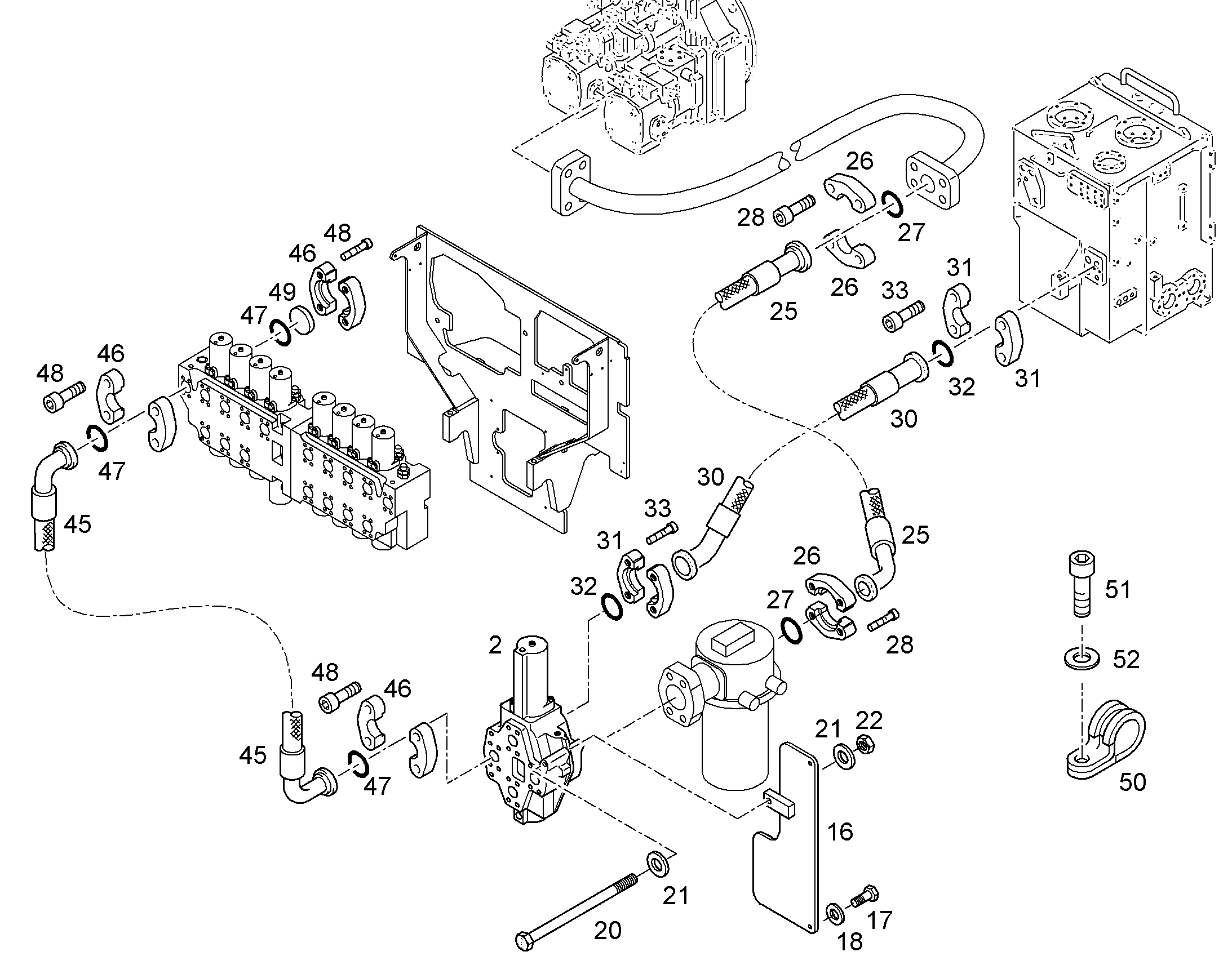 ШЛАНГ 32X1700 10000111 LIEBHERR