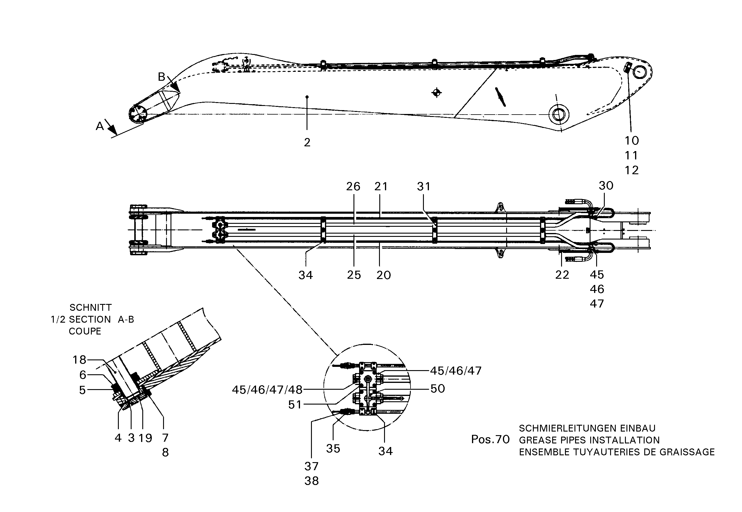 СМАЗОЧНЫЕ ЛИНИИ УСТАНОВКА 9825677 LIEBHERR