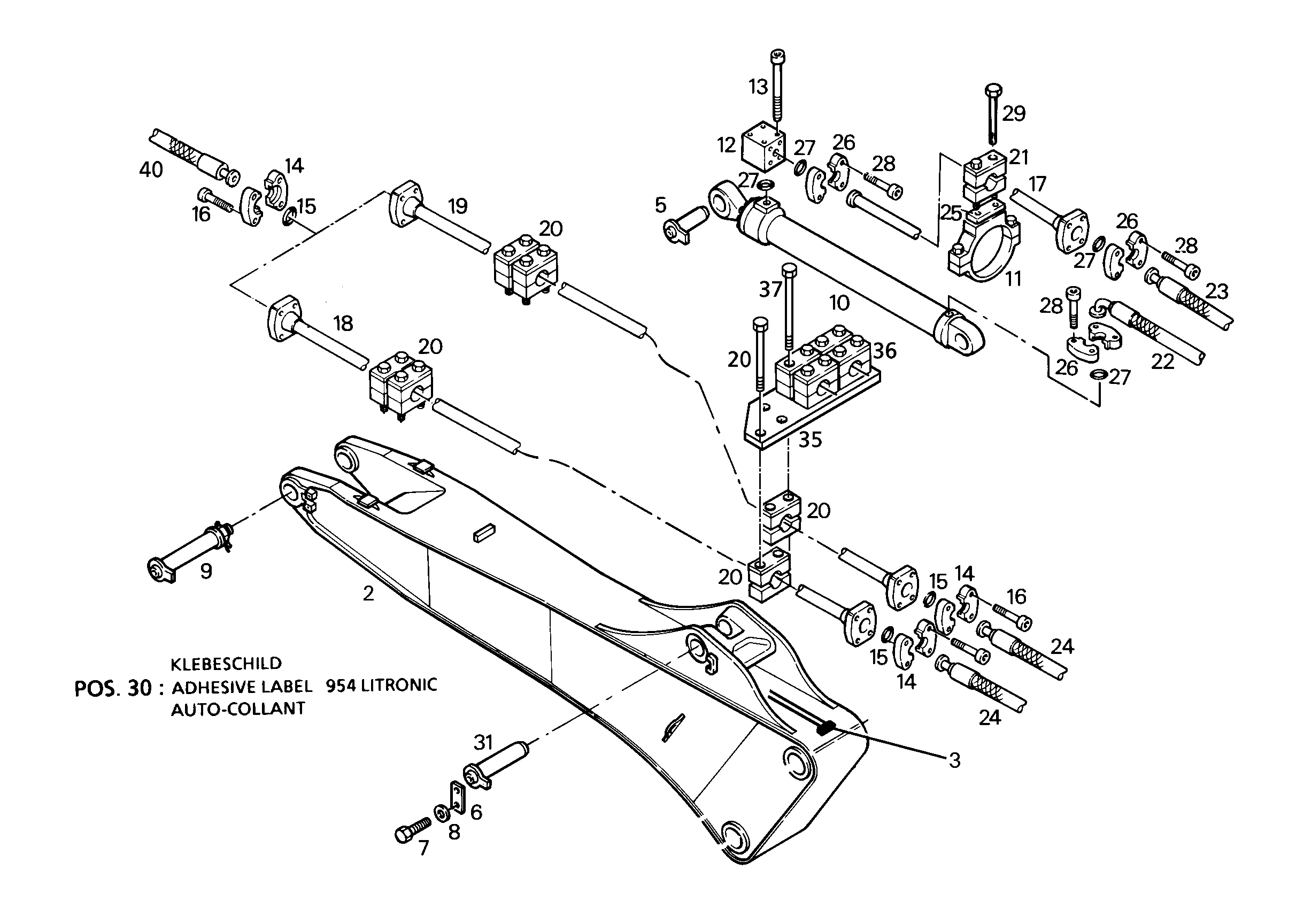 СМАЗОЧНЫЕ ЛИНИИ УСТАНОВКА 9823884 LIEBHERR