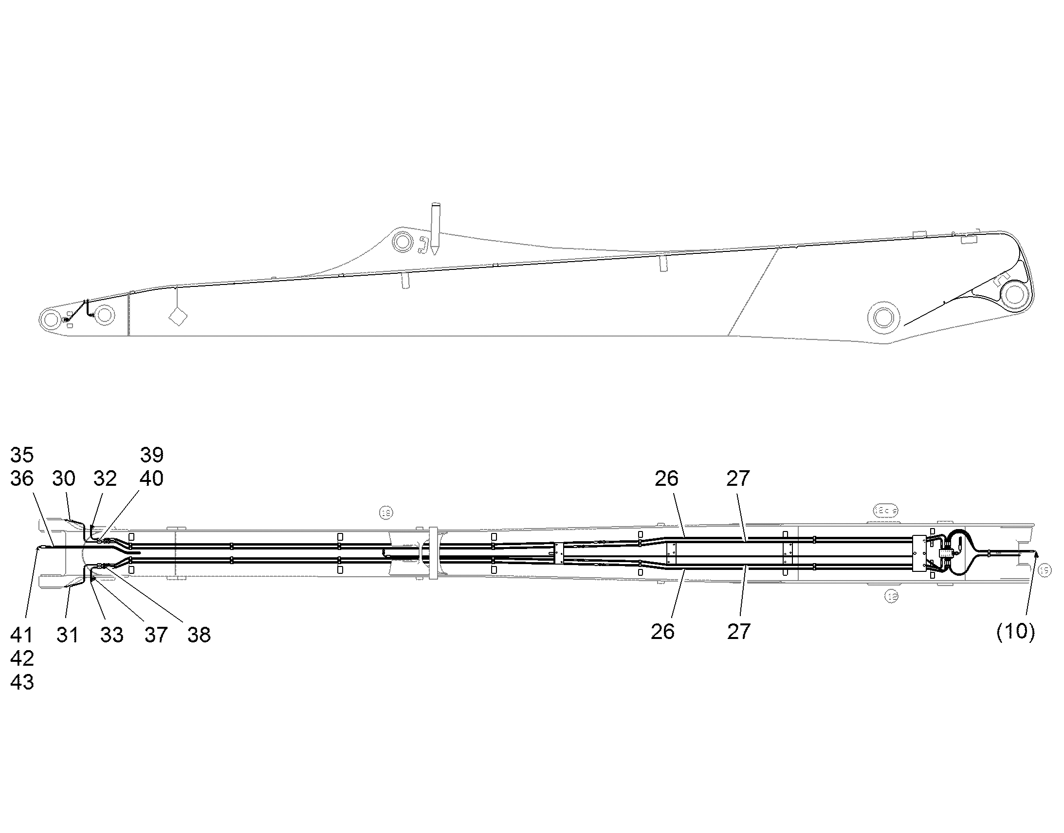 ШЛАНГ 8X4000 5616026 LIEBHERR