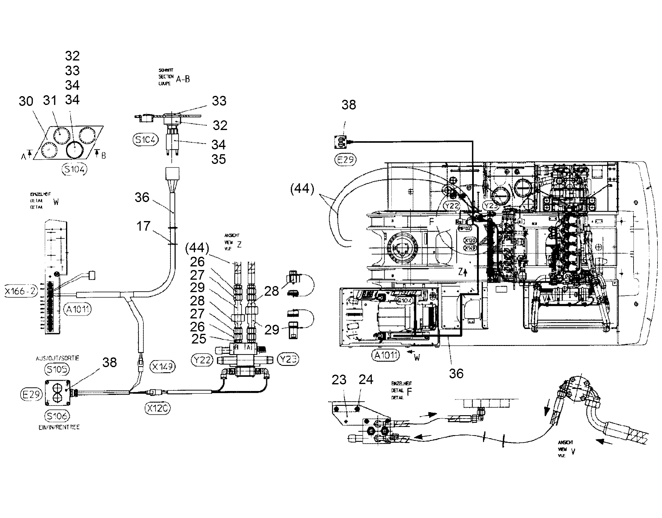 КОРОБКА УПРАВЛЕНИЯ 9809077 LIEBHERR