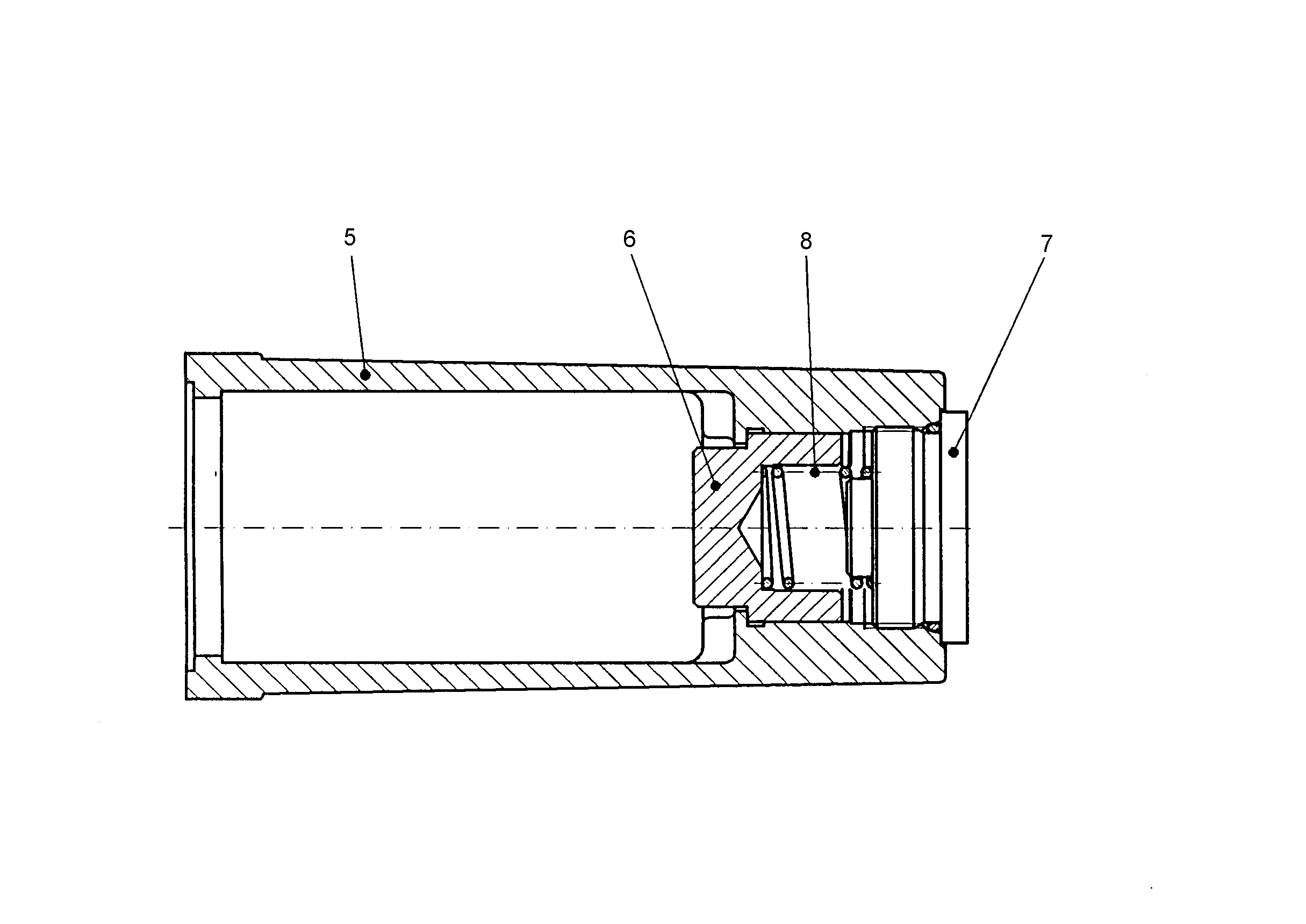 Прижимная пружина 2,5X26,5X38 7372748 LIEBHERR
