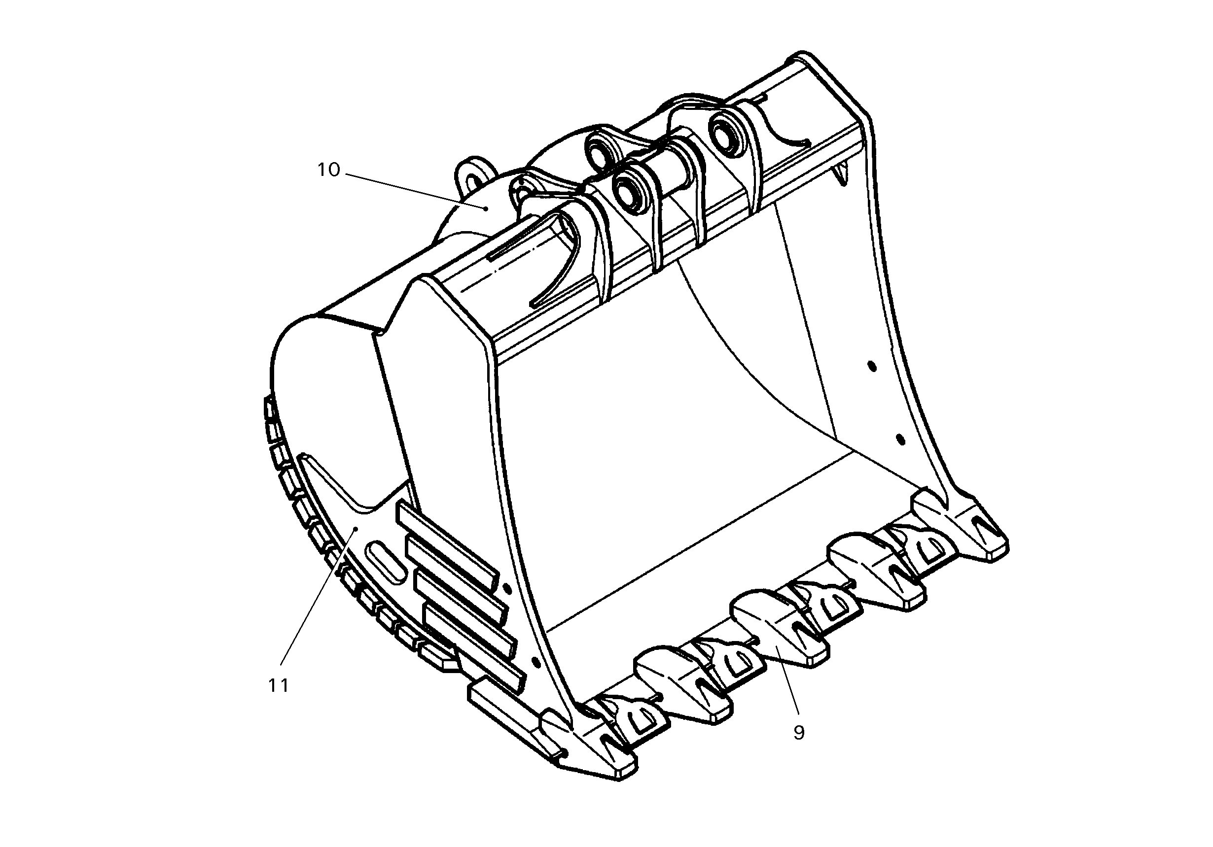 ЗАБРАЛО КОВША 9826149 LIEBHERR