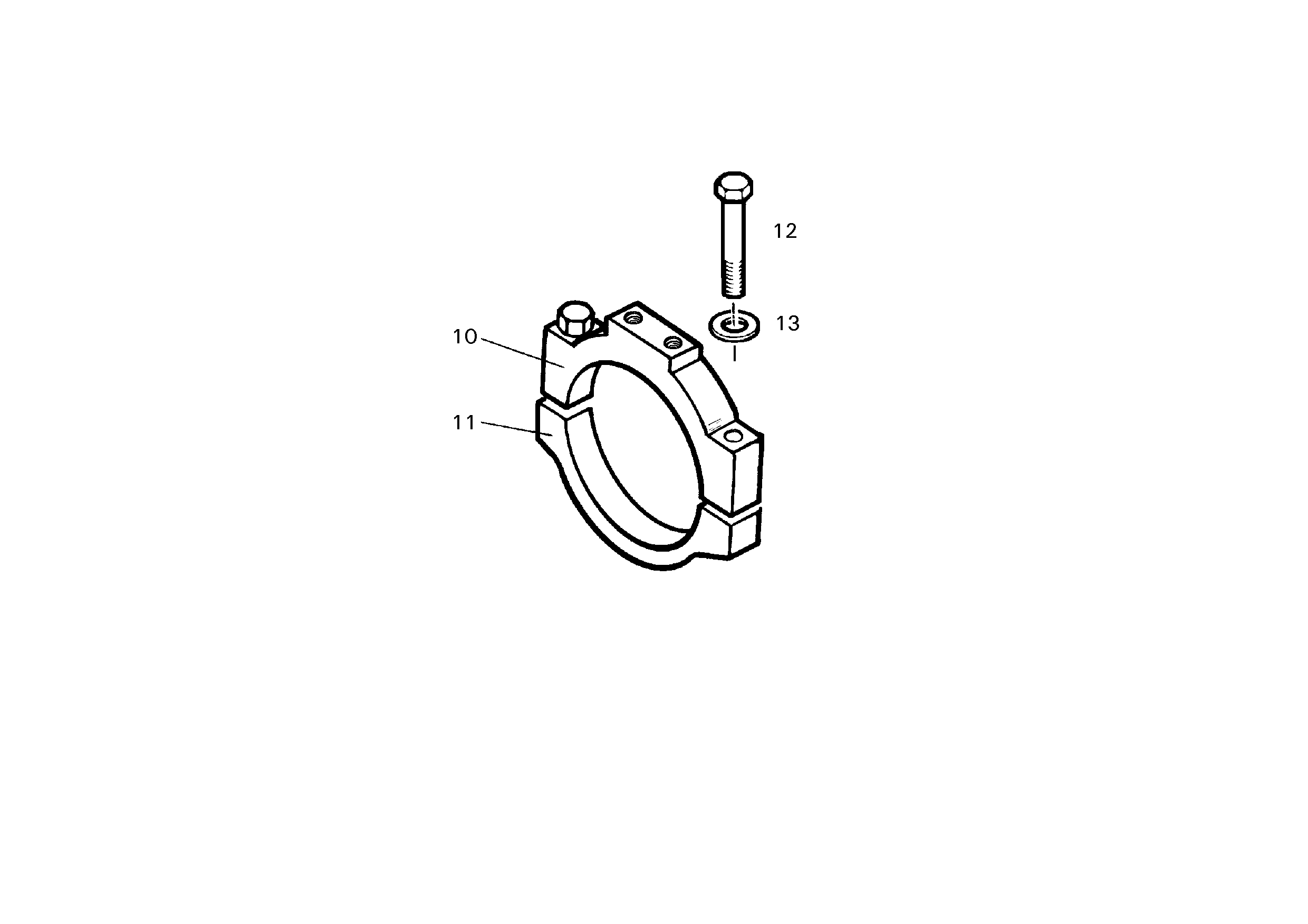 ПОЛУХОМУТИК d=240 9868131 LIEBHERR