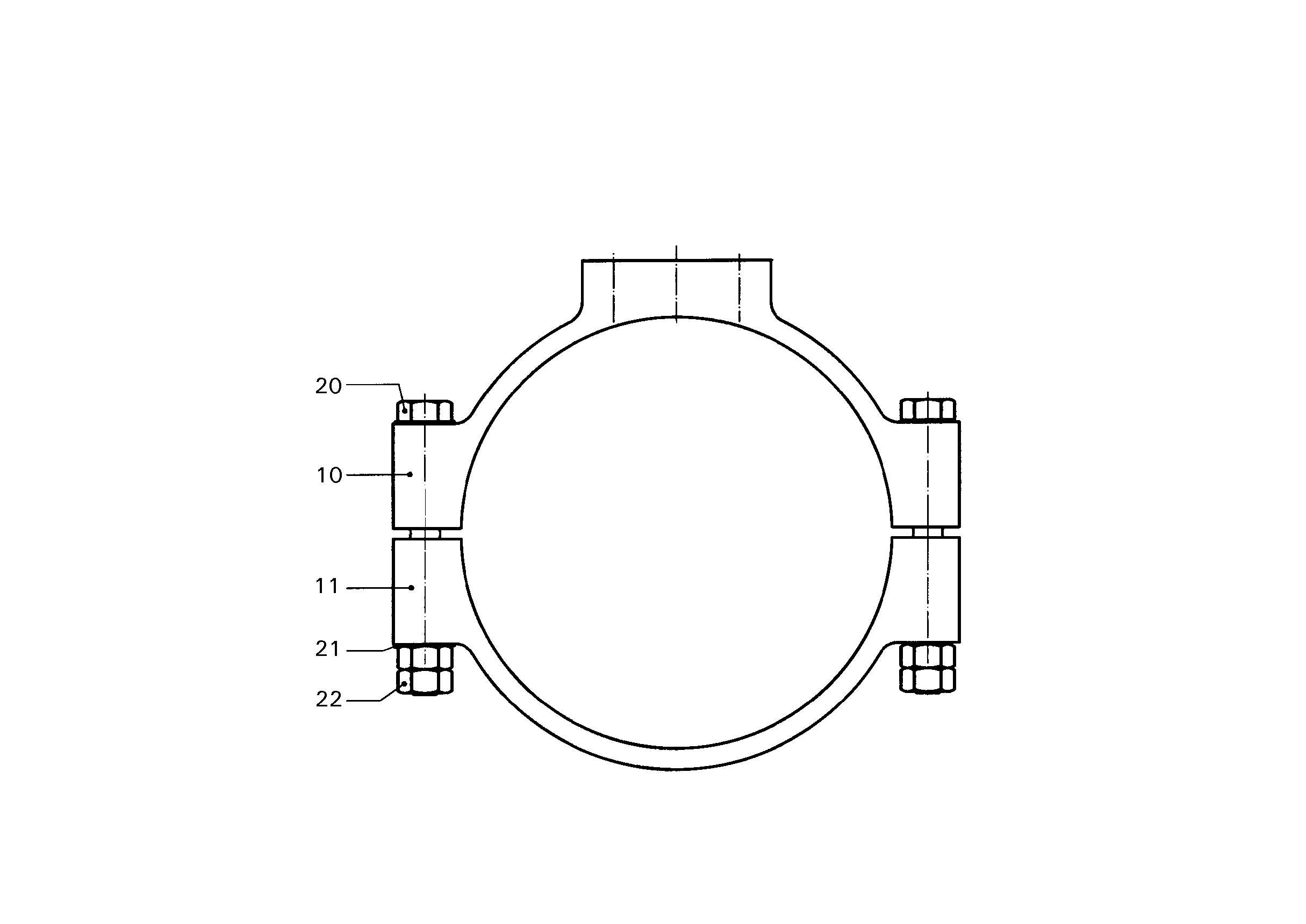 ПОЛУХОМУТИК d=206 9823292 LIEBHERR