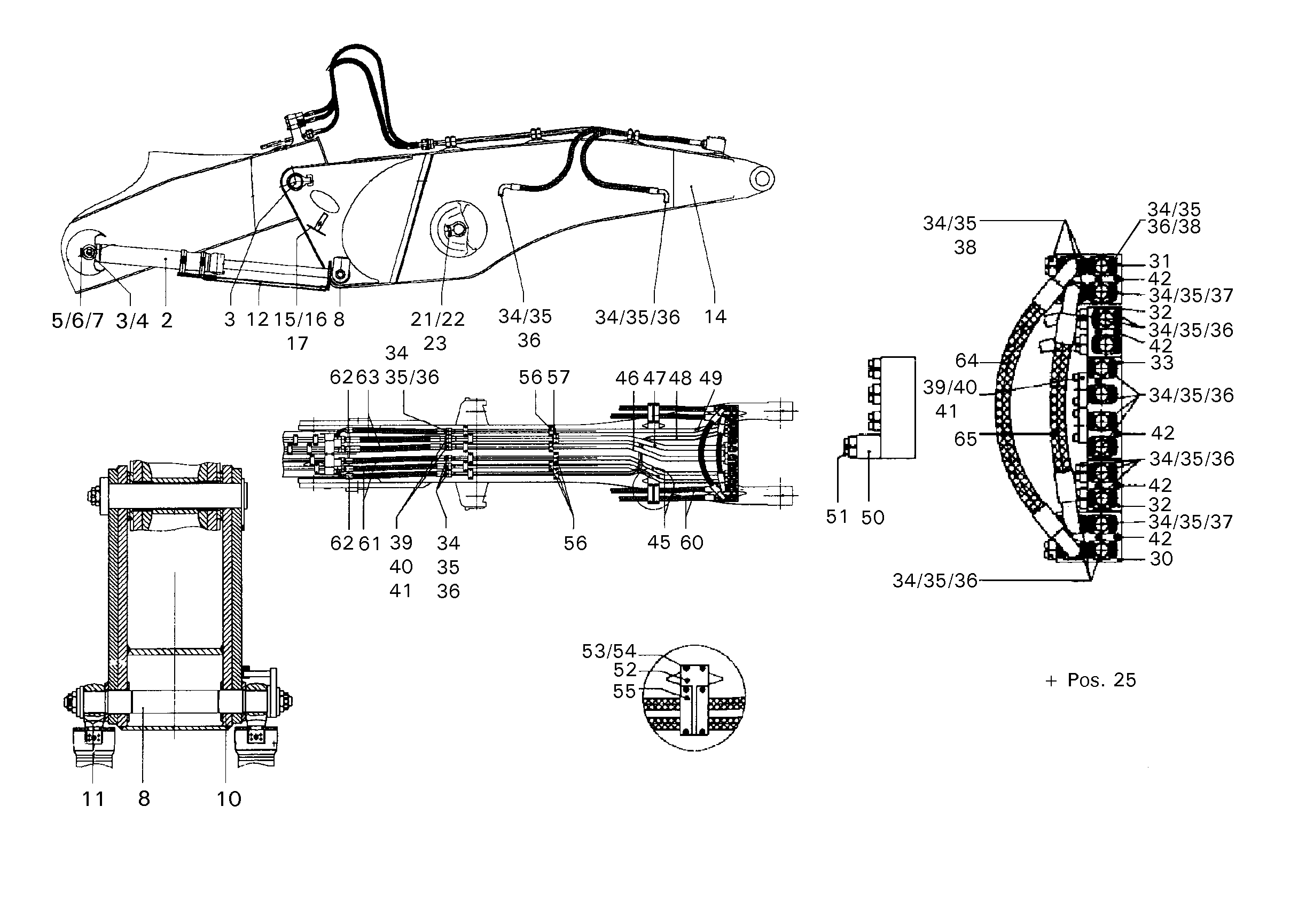СМАЗОЧНЫЕ ЛИНИИ УСТАНОВКА 9895823 LIEBHERR