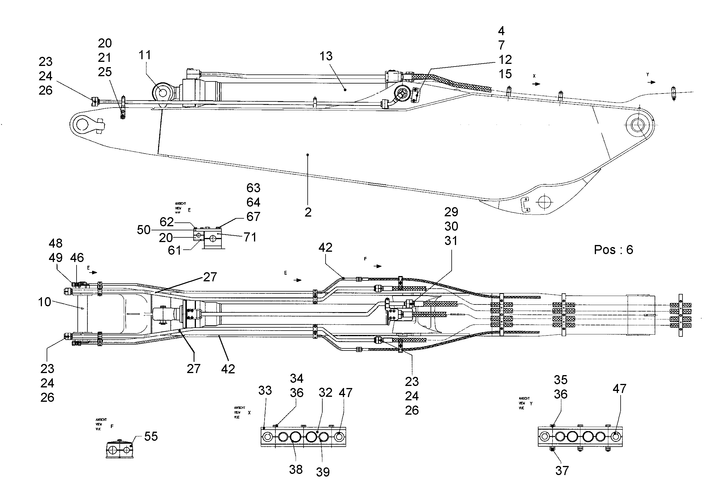 СМАЗОЧНЫЕ ЛИНИИ УСТАНОВКА 9867610 LIEBHERR