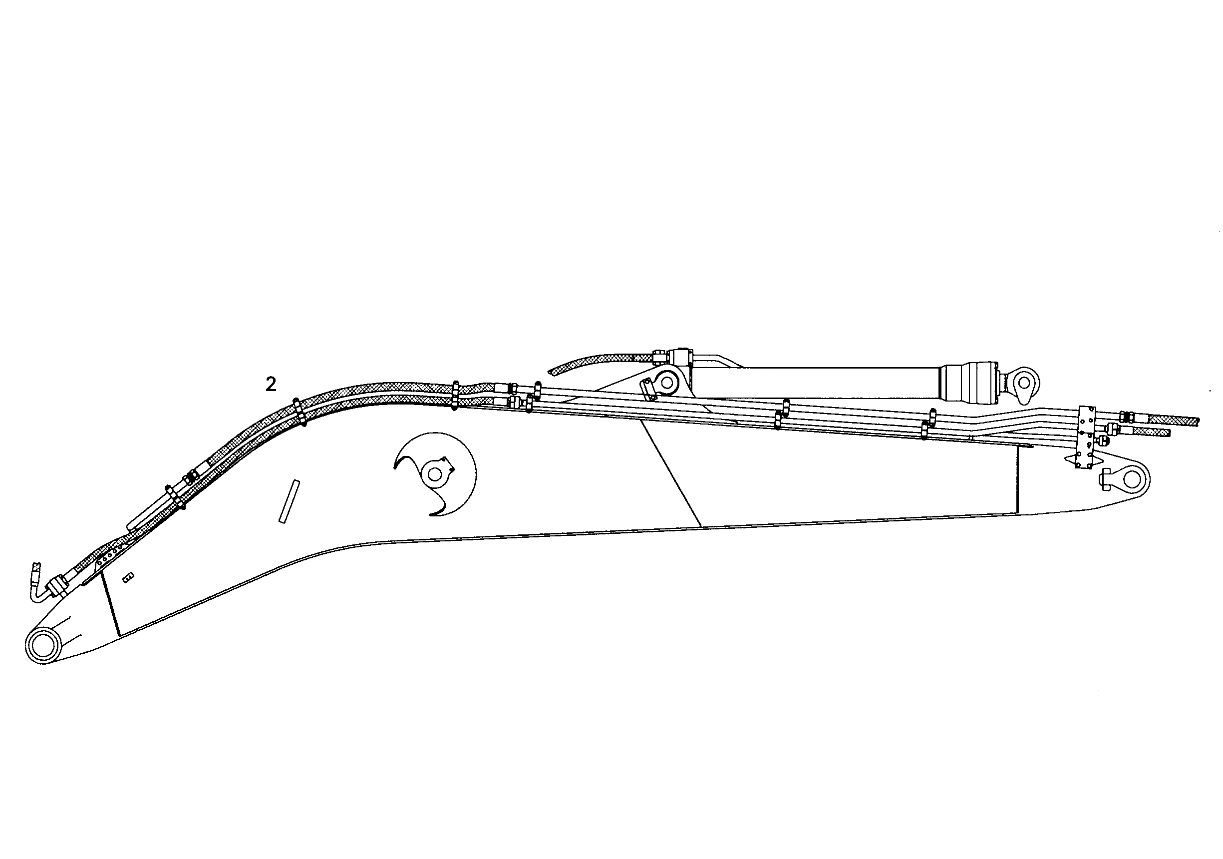 ПРОВОДКА МОНТАЖ AHS 9864057 LIEBHERR