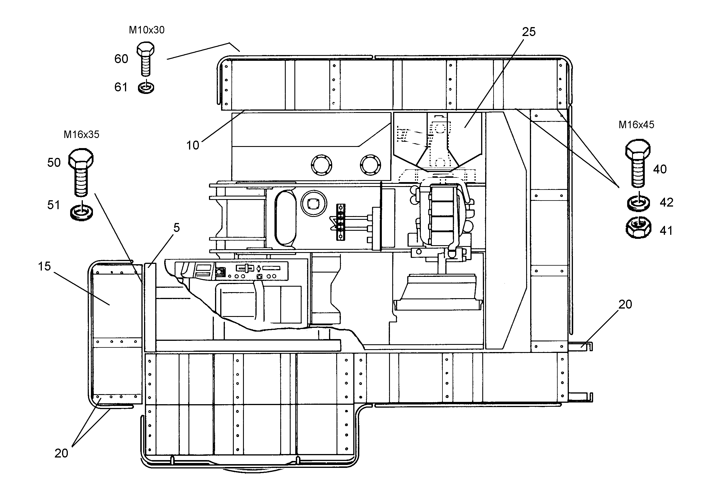 ПЕРЕОБОРУД. ПОВОР. ПЛАТФОРМЫ 9863694 LIEBHERR