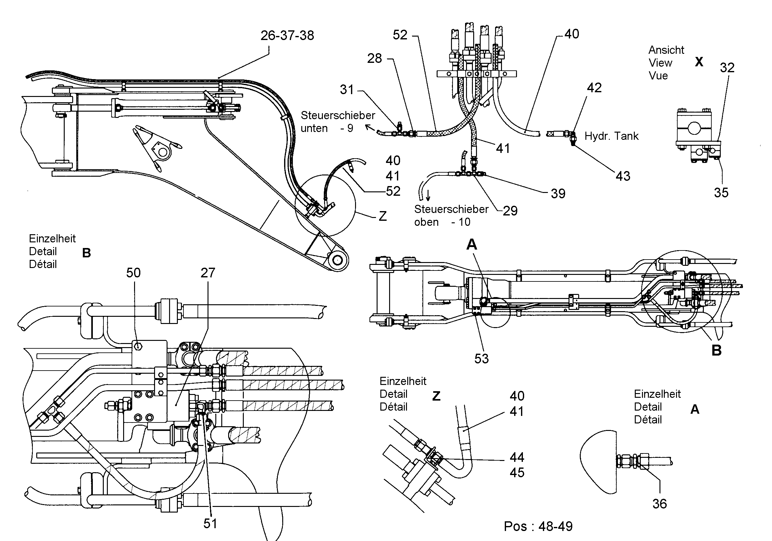 ШЛАНГ 12X3100 5618721 LIEBHERR