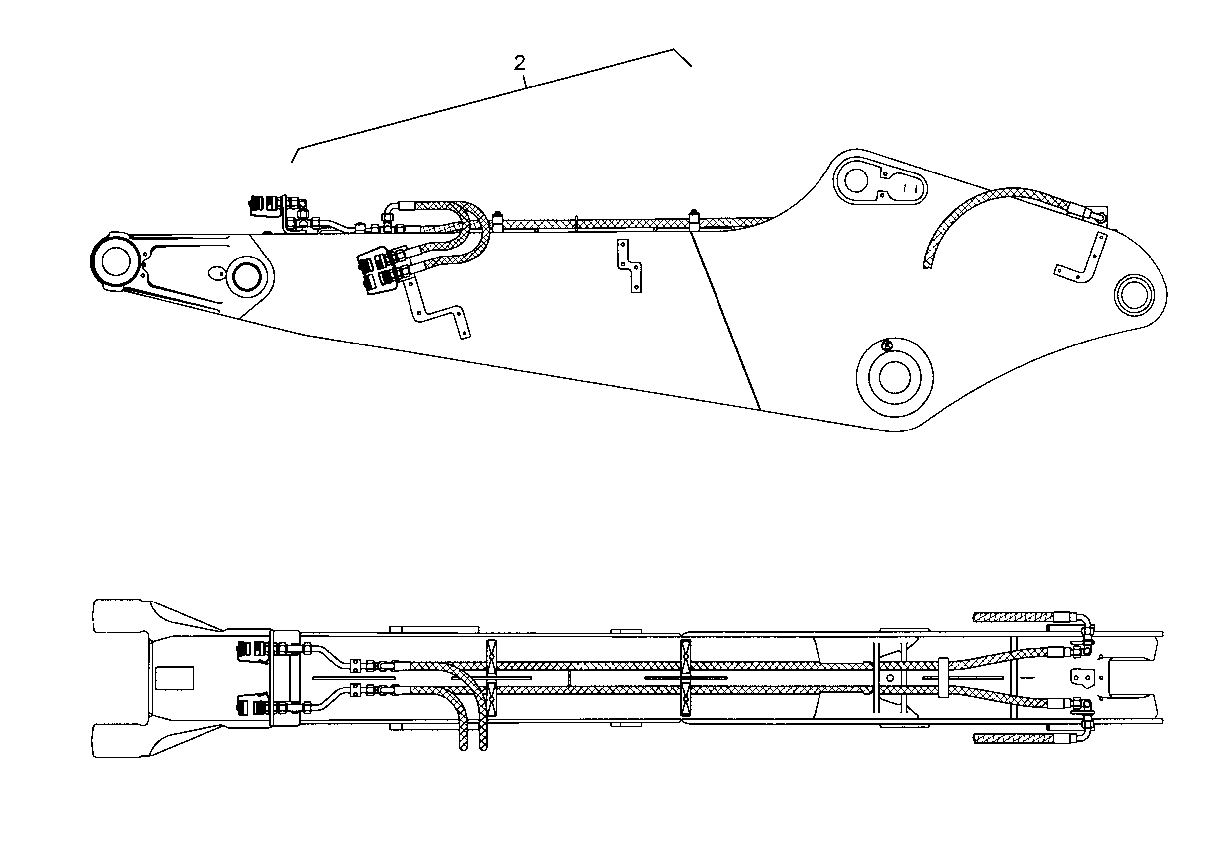 ПРОВОДКА ПРИВОД МЕХ. ПОВОРОТА 9820245 LIEBHERR