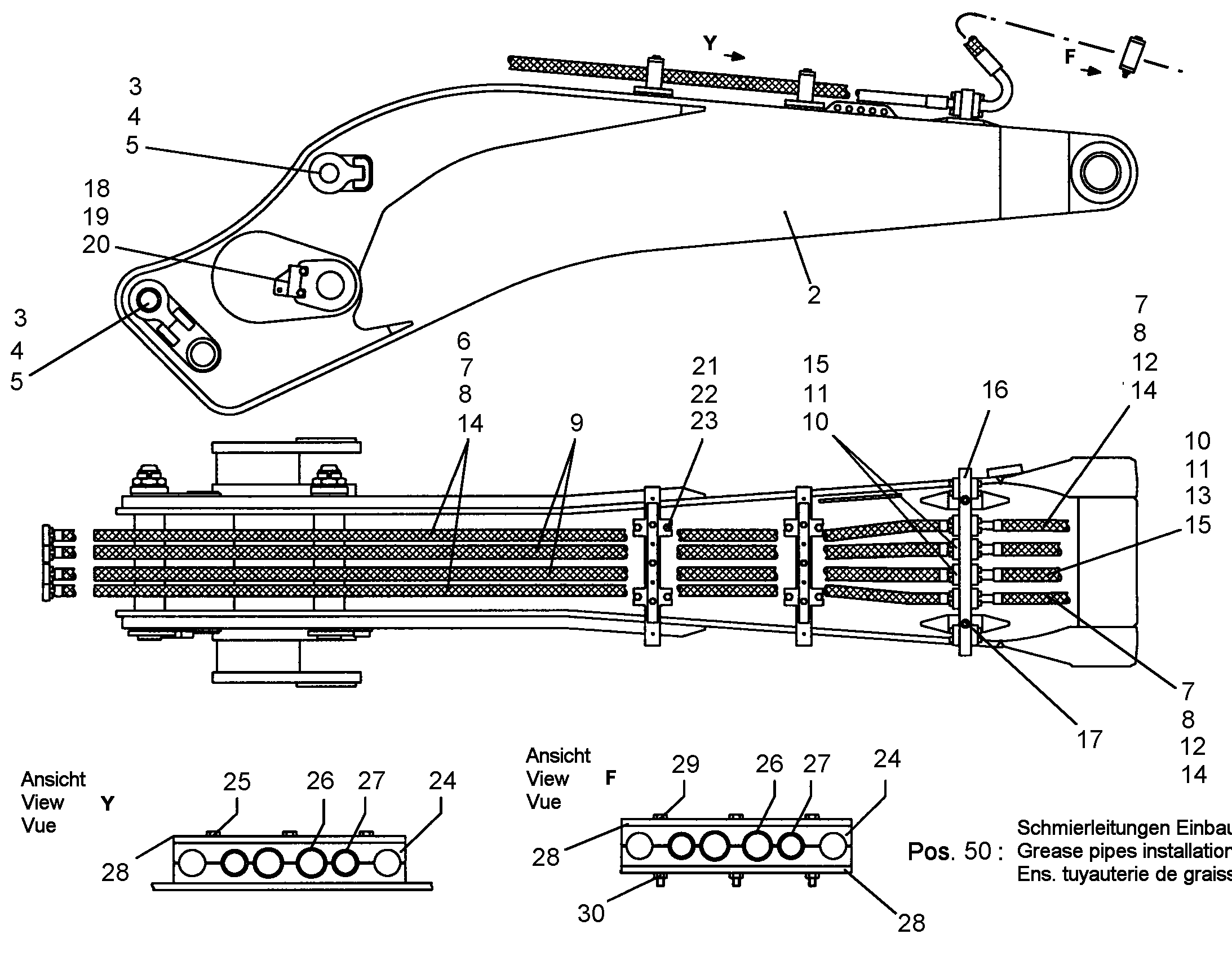СМАЗОЧНЫЕ ЛИНИИ УСТАНОВКА 9891430 LIEBHERR