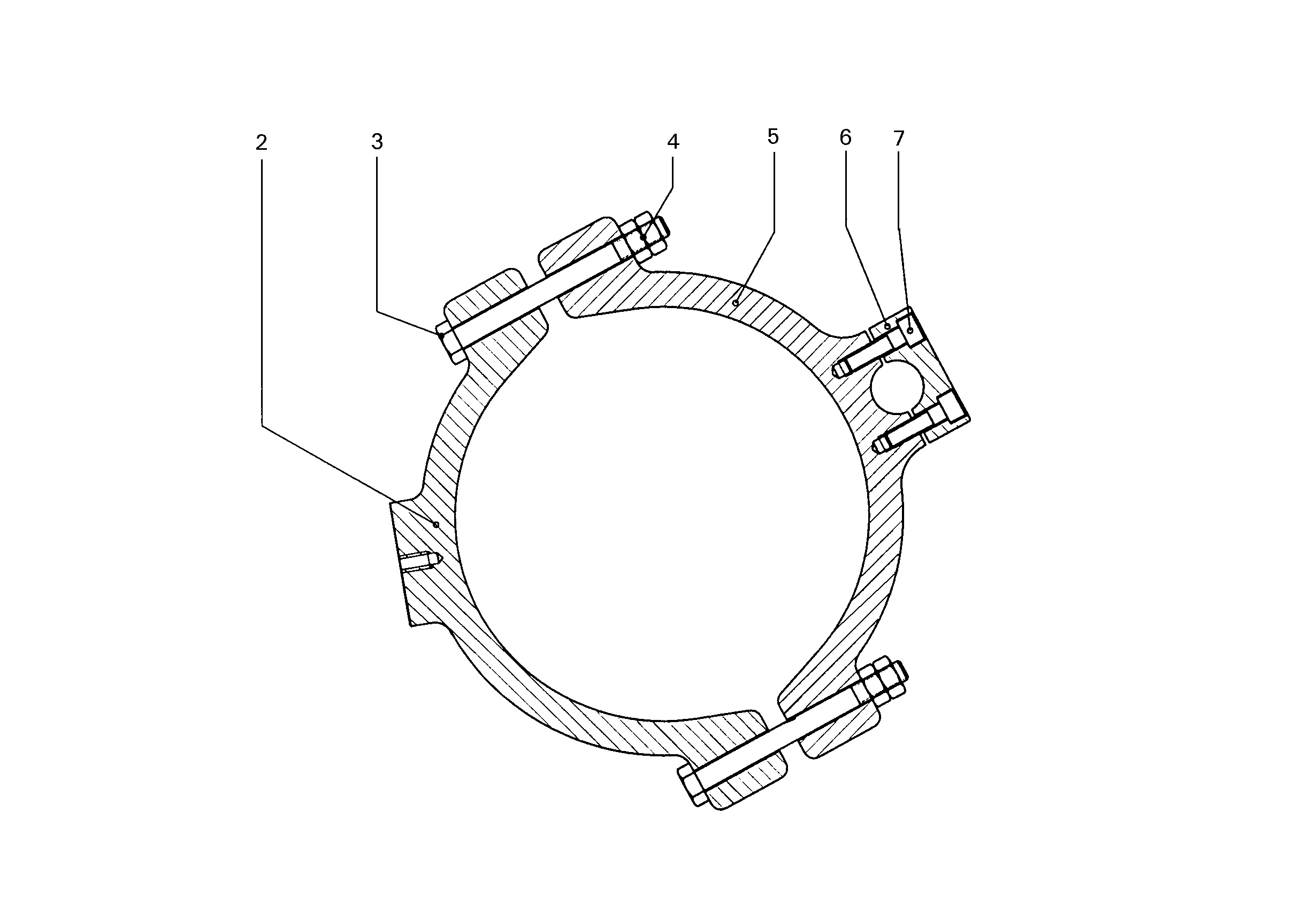 ПОЛУХОМУТИК 25 9896988 LIEBHERR
