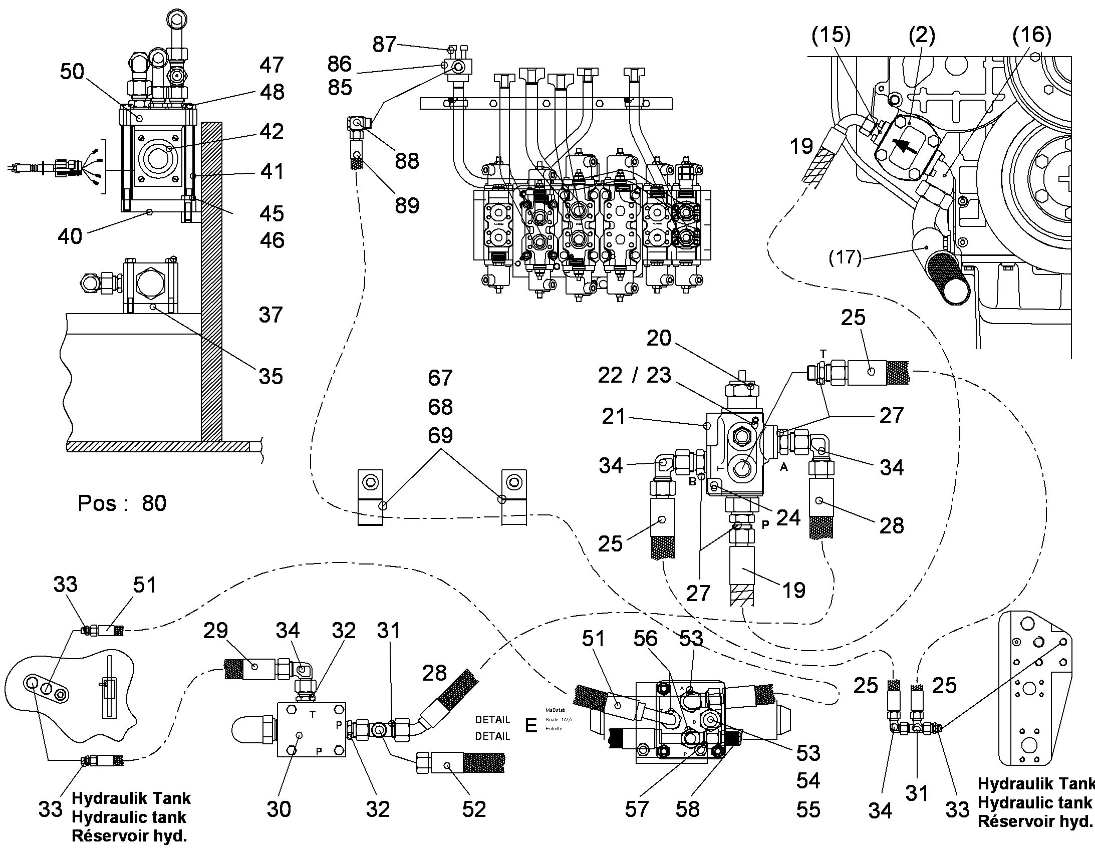 ШЛАНГ 12X1500 10028858 LIEBHERR