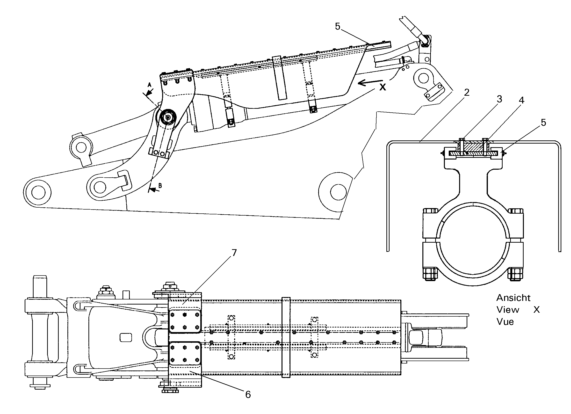 ПОВОДОК СЛЕВА 9866983 LIEBHERR