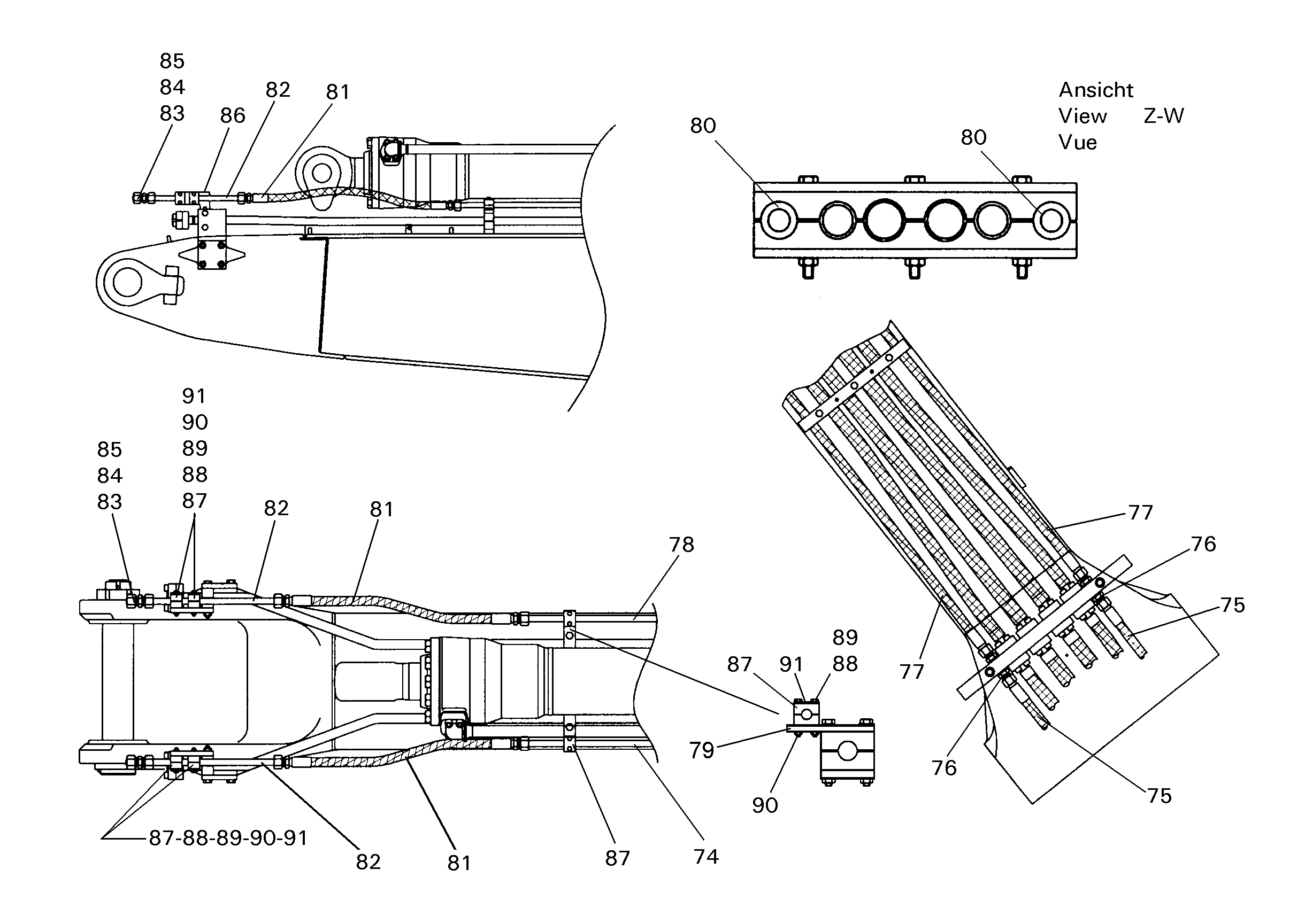 ШЛАНГ 12X3140 5618624 LIEBHERR