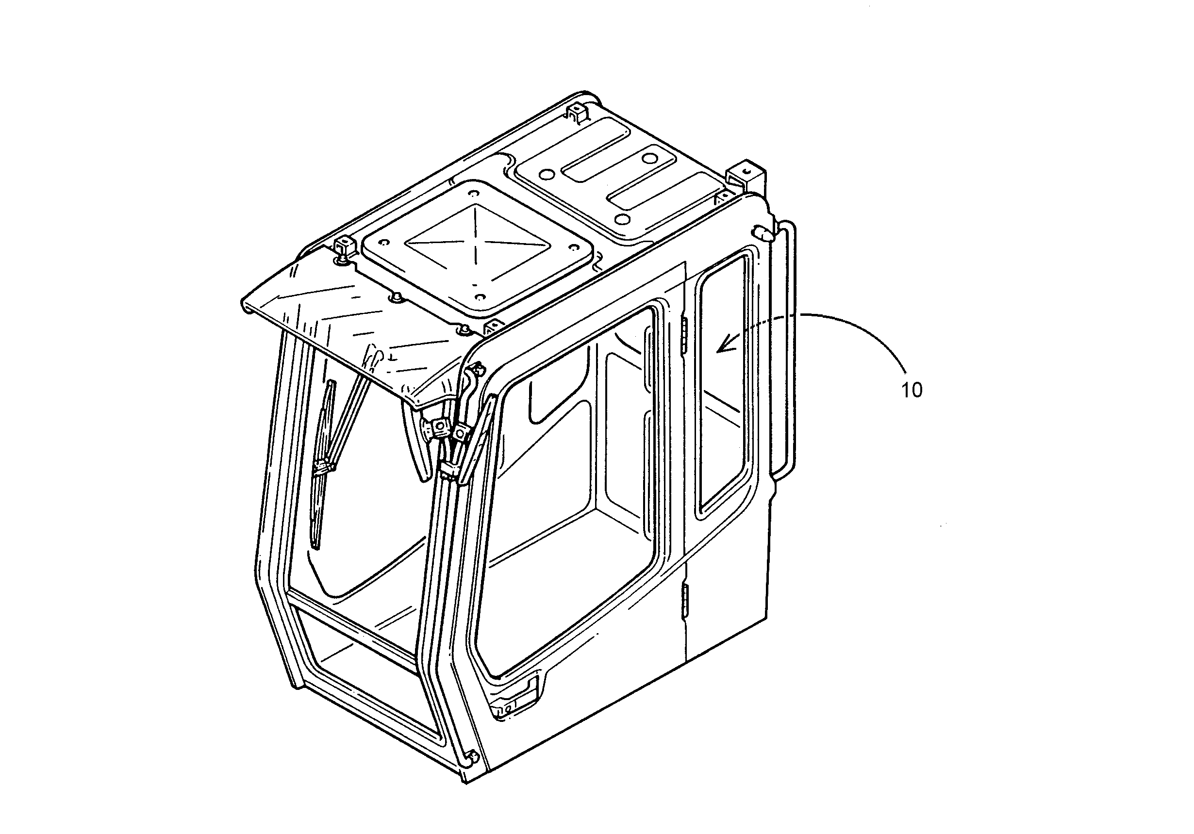 LEXAN СТЕКЛО 9839071 LIEBHERR