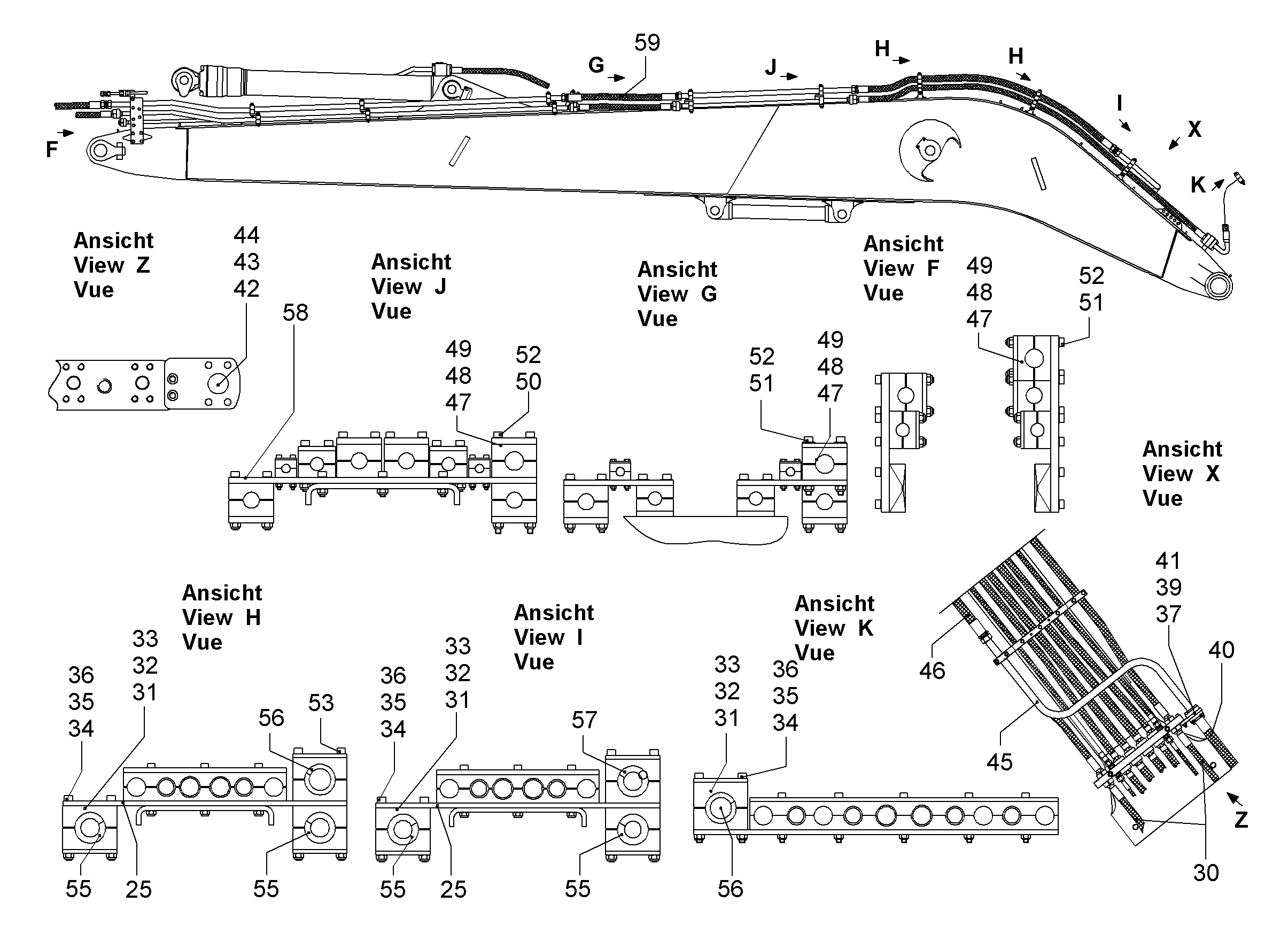 ШЛАНГ 32X600 5618301 LIEBHERR