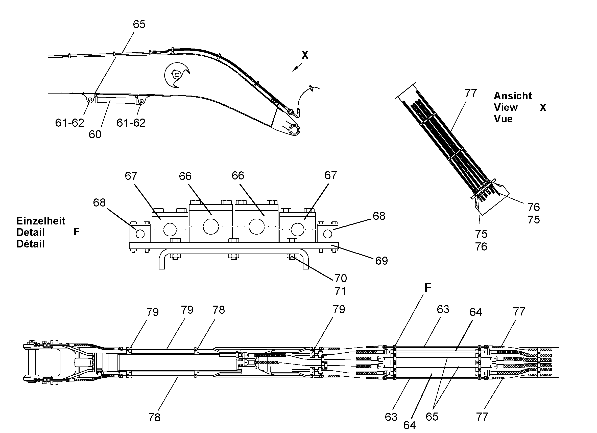 ШЛАНГ 12X2900 5618476 LIEBHERR