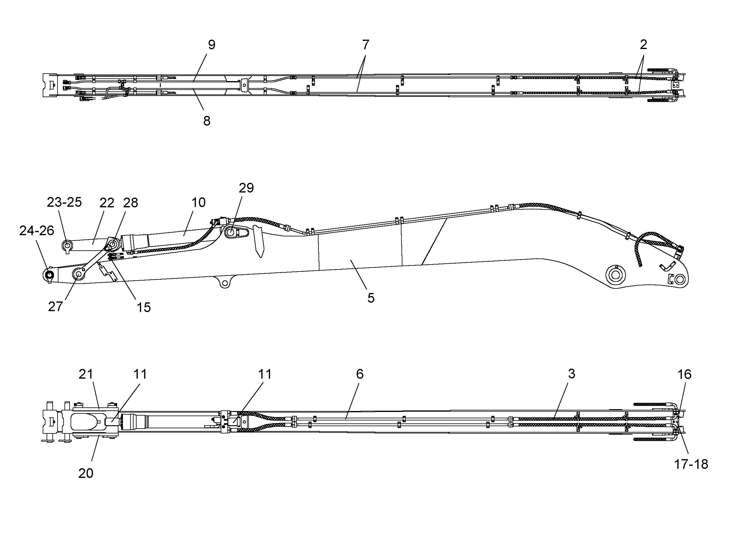 ШЛАНГ 12X2100 5615726 LIEBHERR