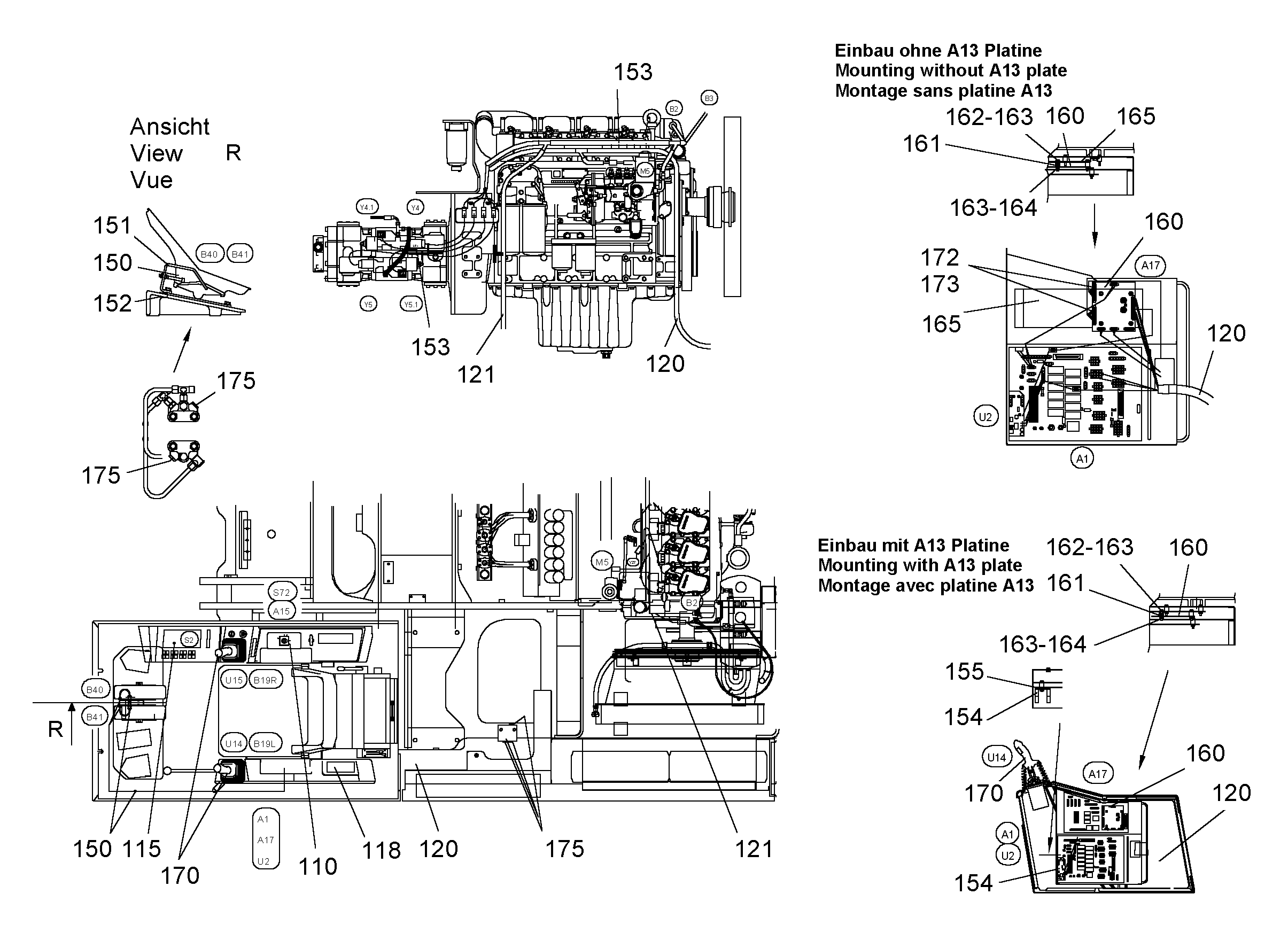 ПЕРЕКЛ.ПРИБЛИЖЕНИЯ, КОМПЛ. 9754247 LIEBHERR