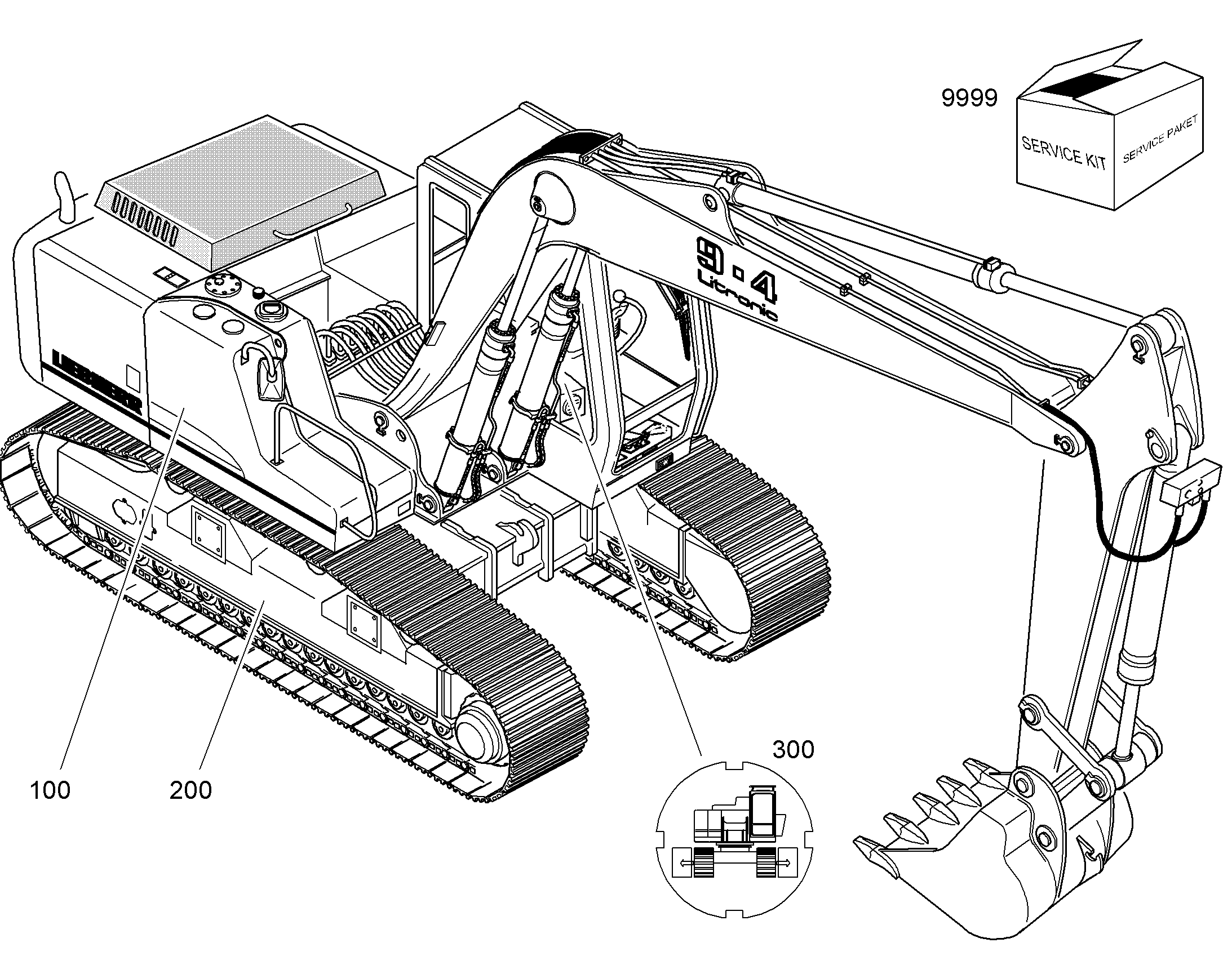 КАТАЛОГ ПОВ. ПЛАТФОРМЫ R914LI 9398893 LIEBHERR