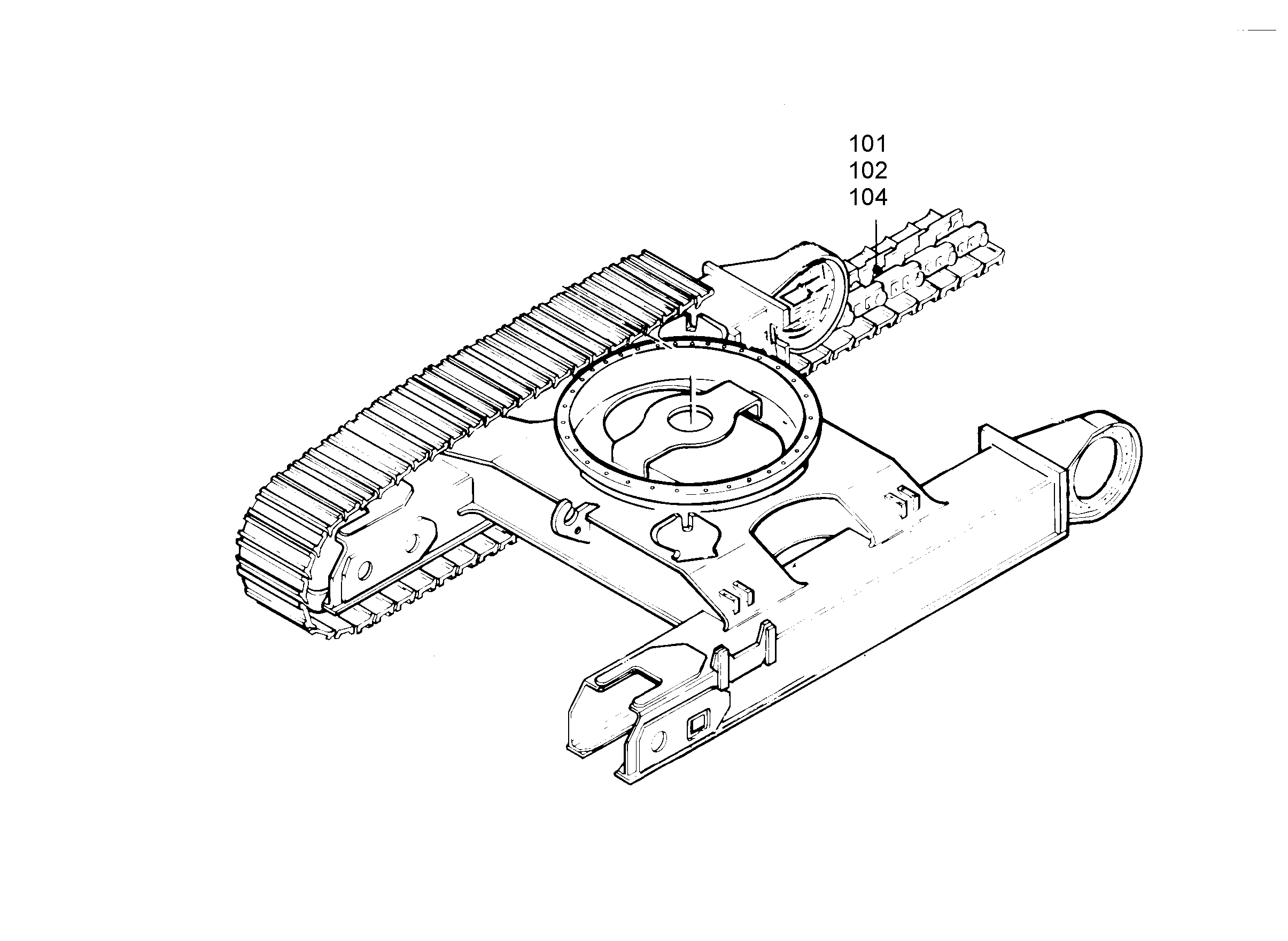 ГУСЕНИЧНАЯ ЦЕПЬ 500mm 5617700 LIEBHERR