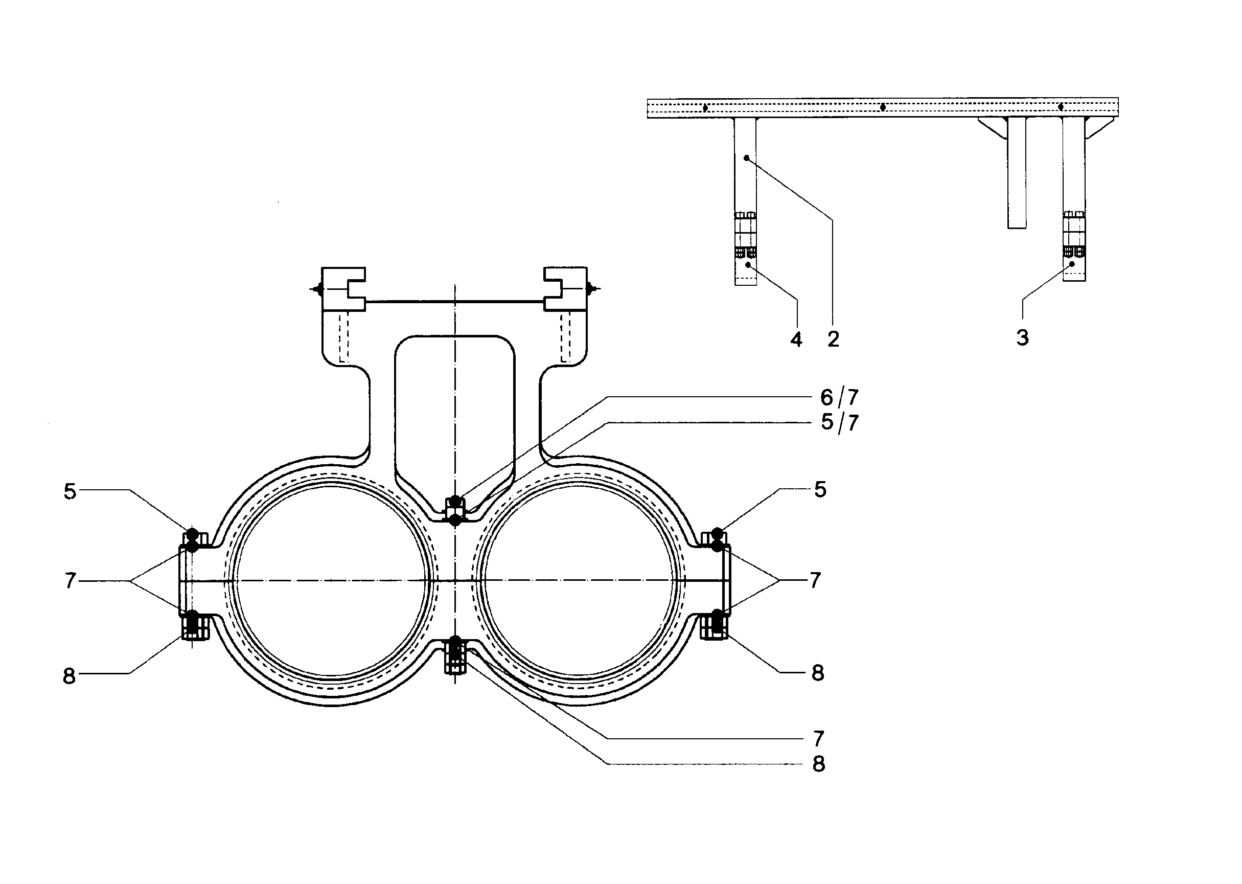ПОЛУХОМУТИК d=230 9897644 LIEBHERR