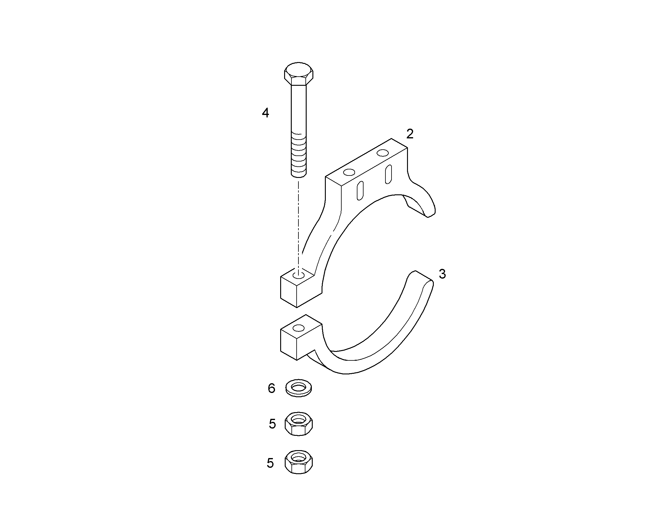 ПОЛУХОМУТИК d=238,4 9010760 LIEBHERR
