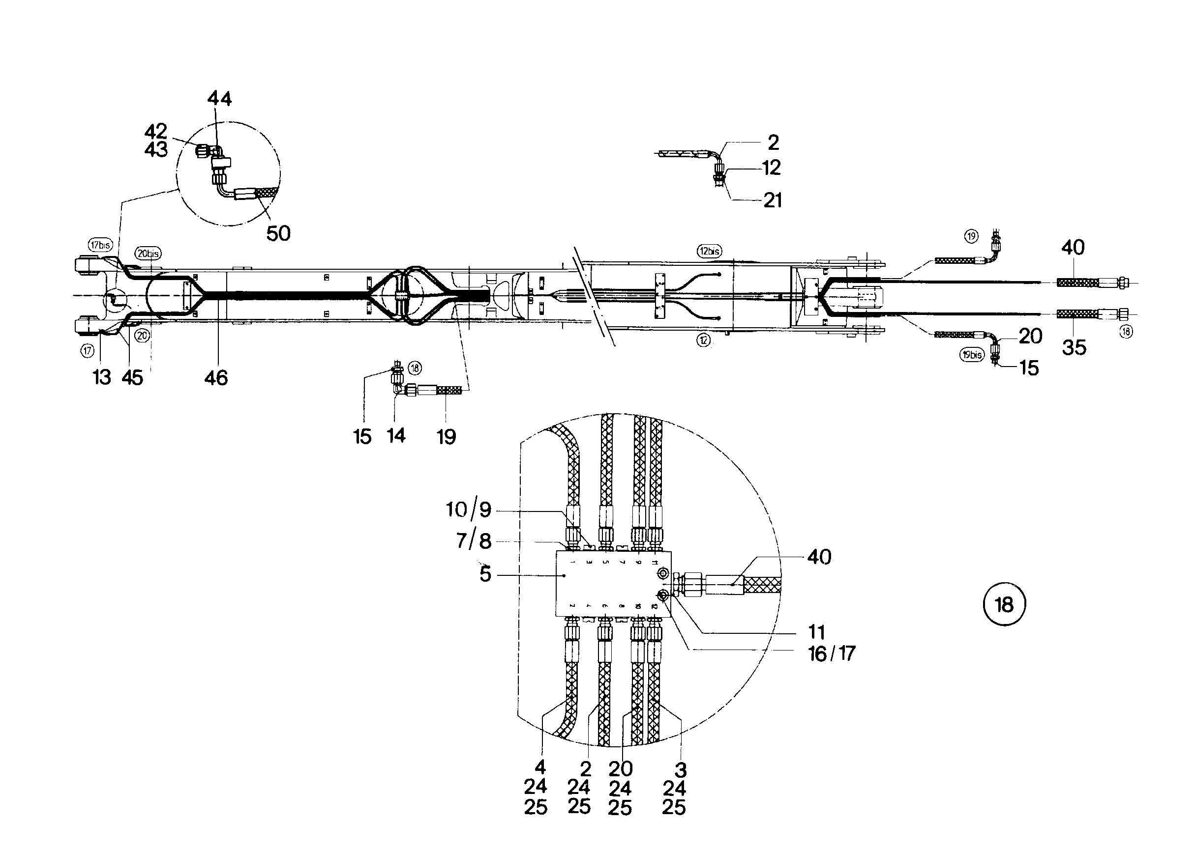 ШЛАНГ МАСЛЯНЫЙ 8X7700 5615234 LIEBHERR