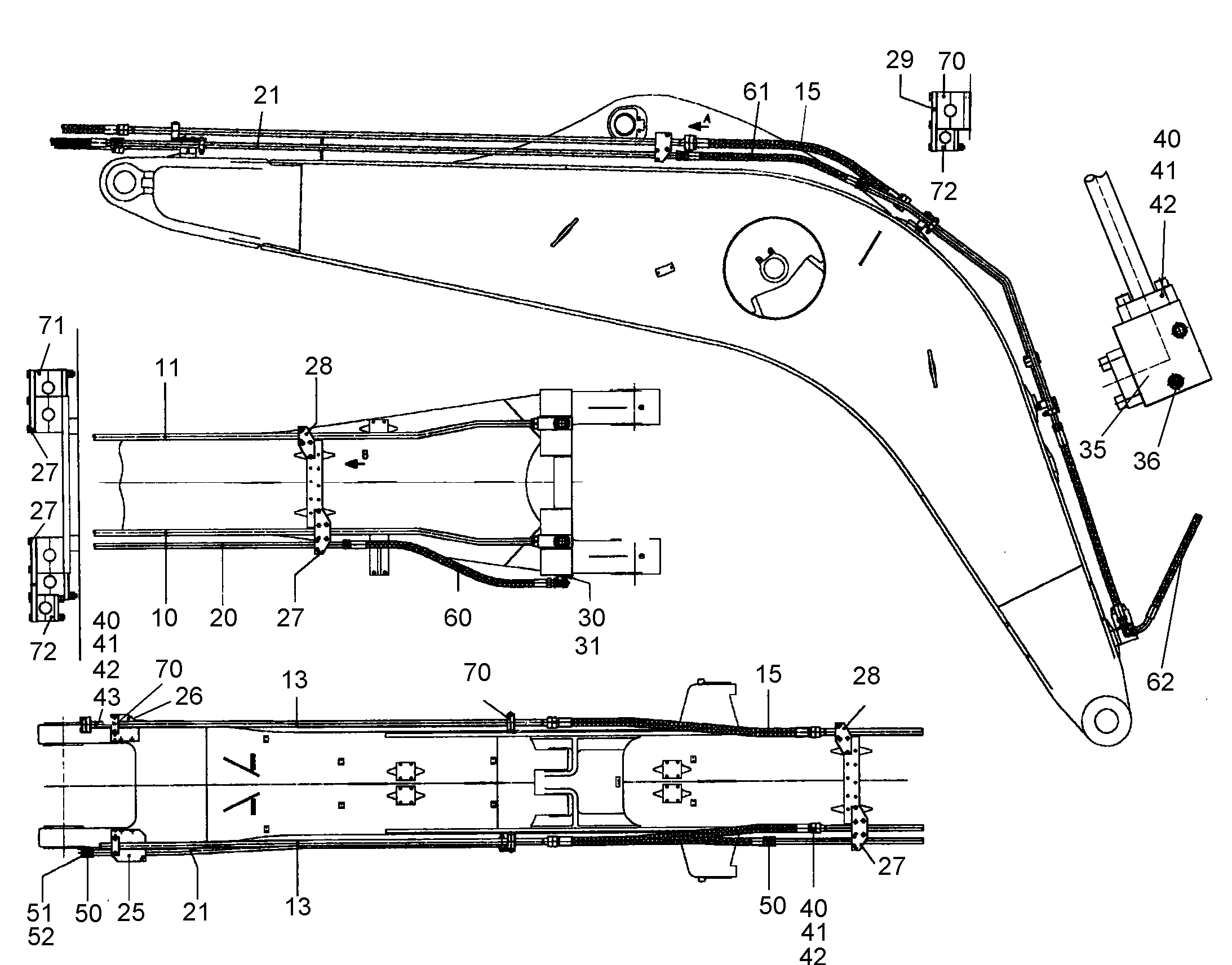 ШЛАНГ 32X1250 5615769 LIEBHERR