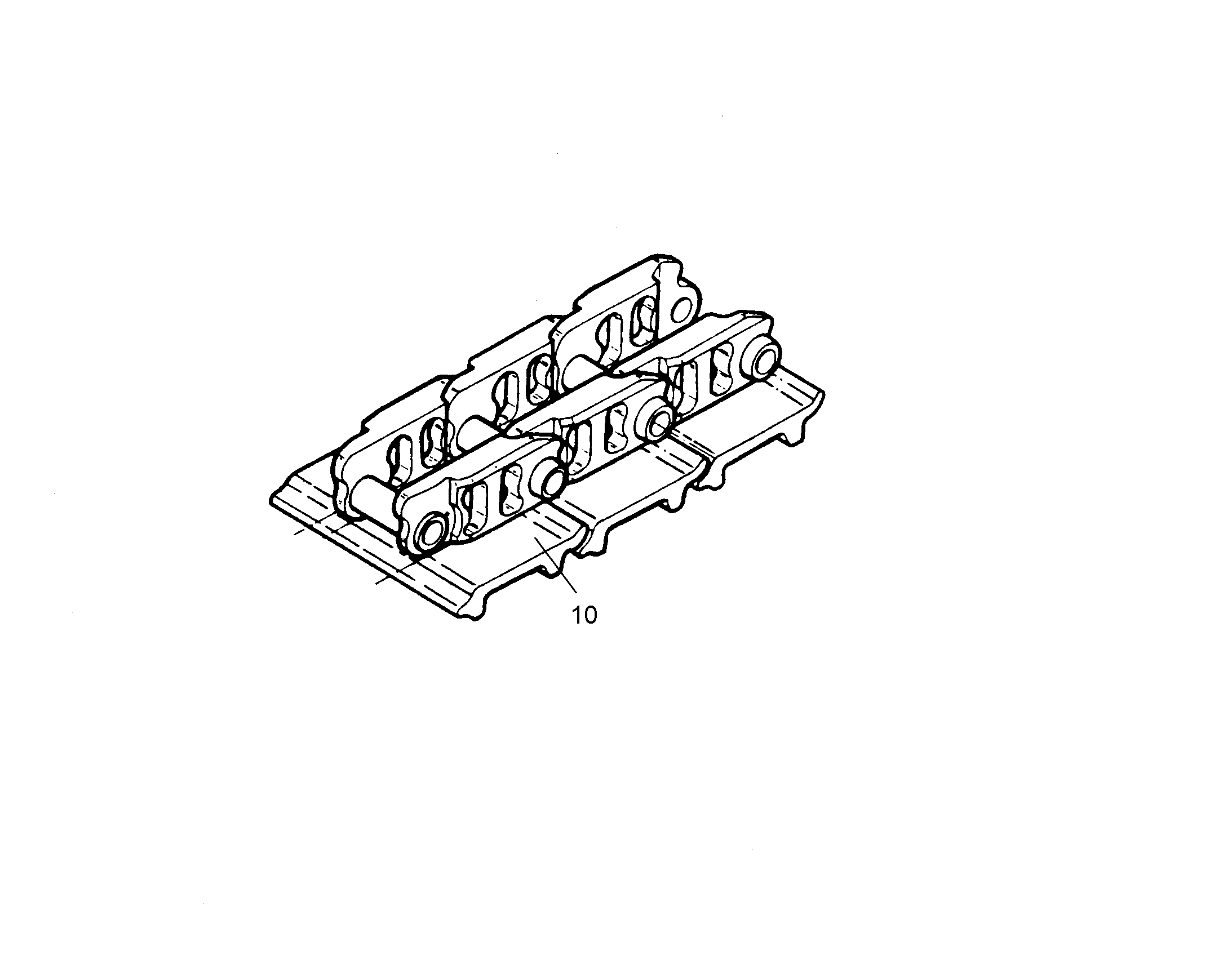 ГУСЕНИЧНАЯ ЦЕПЬ 750mm 10001640 LIEBHERR