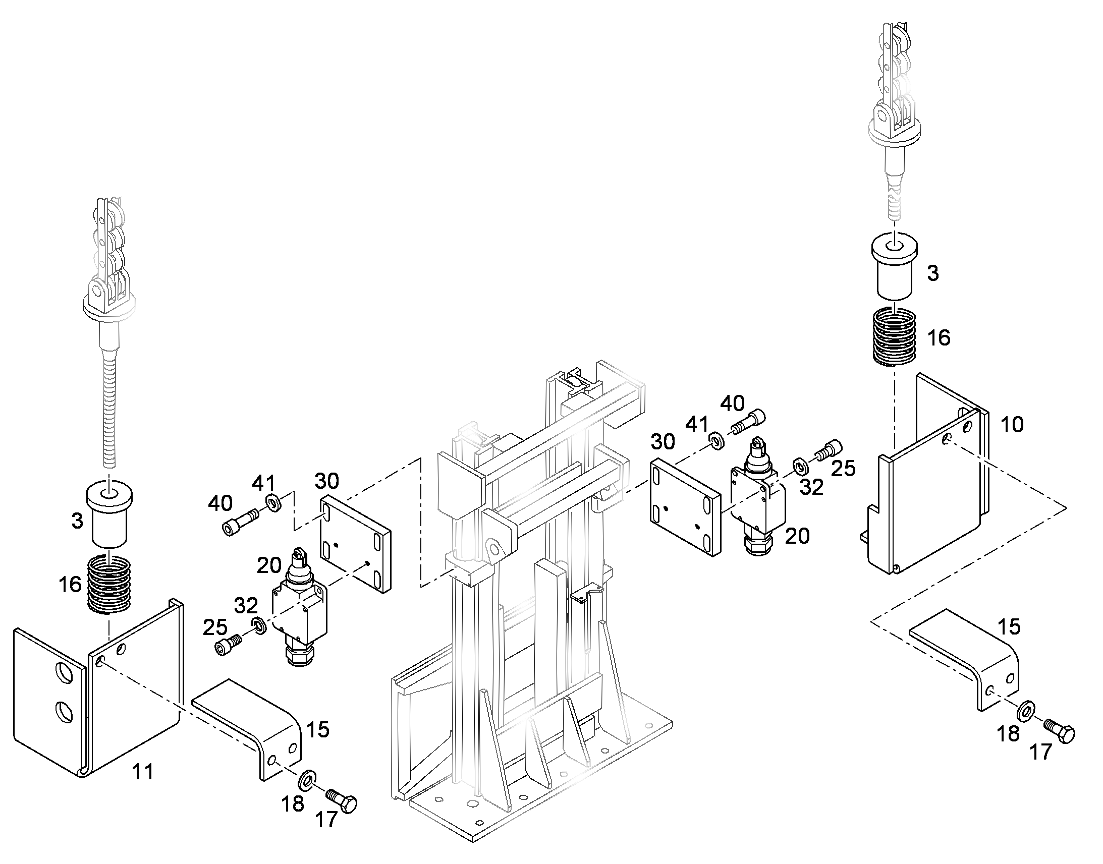 ГИЛЬЗА РАСПОРНАЯ BUNDHUELSE 16,5X45X55 9231588 LIEBHERR