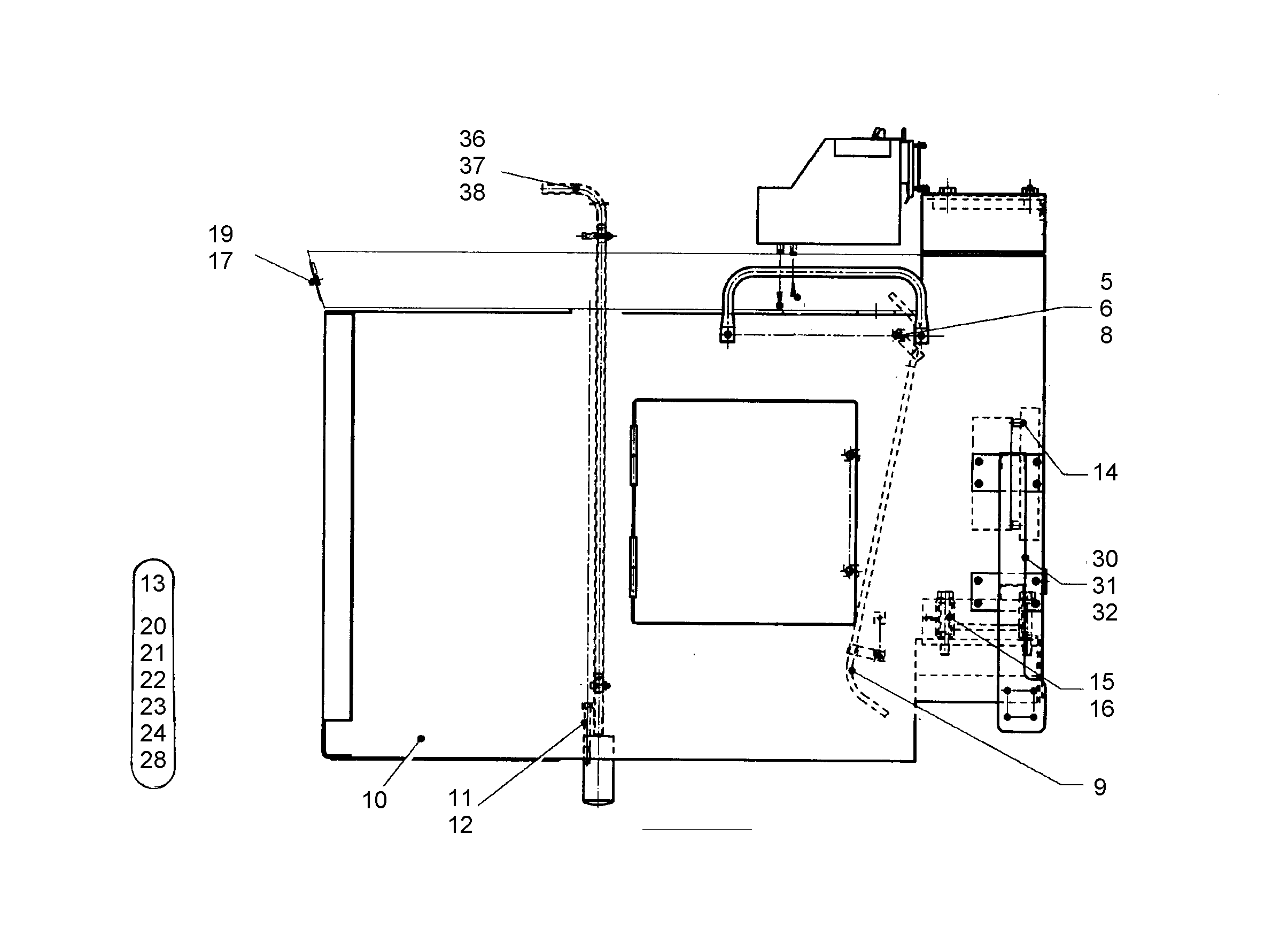 ШЛАНГ 12X1400 5616379 LIEBHERR