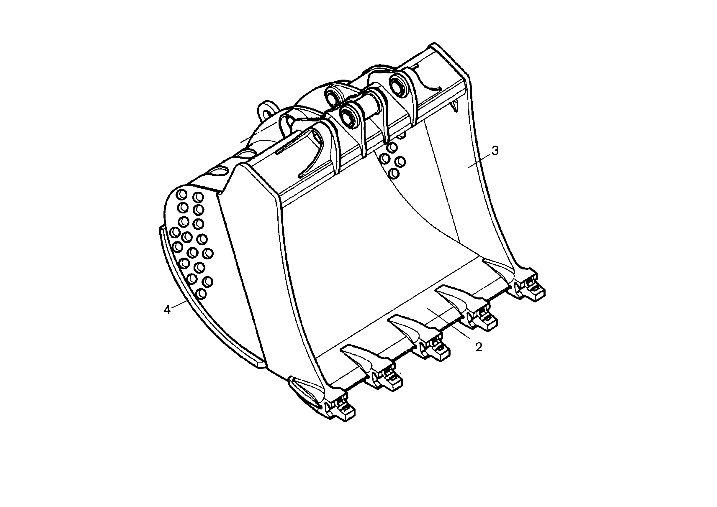 ЛОПАТА ОБРАТНАЯ HD 9838404 LIEBHERR