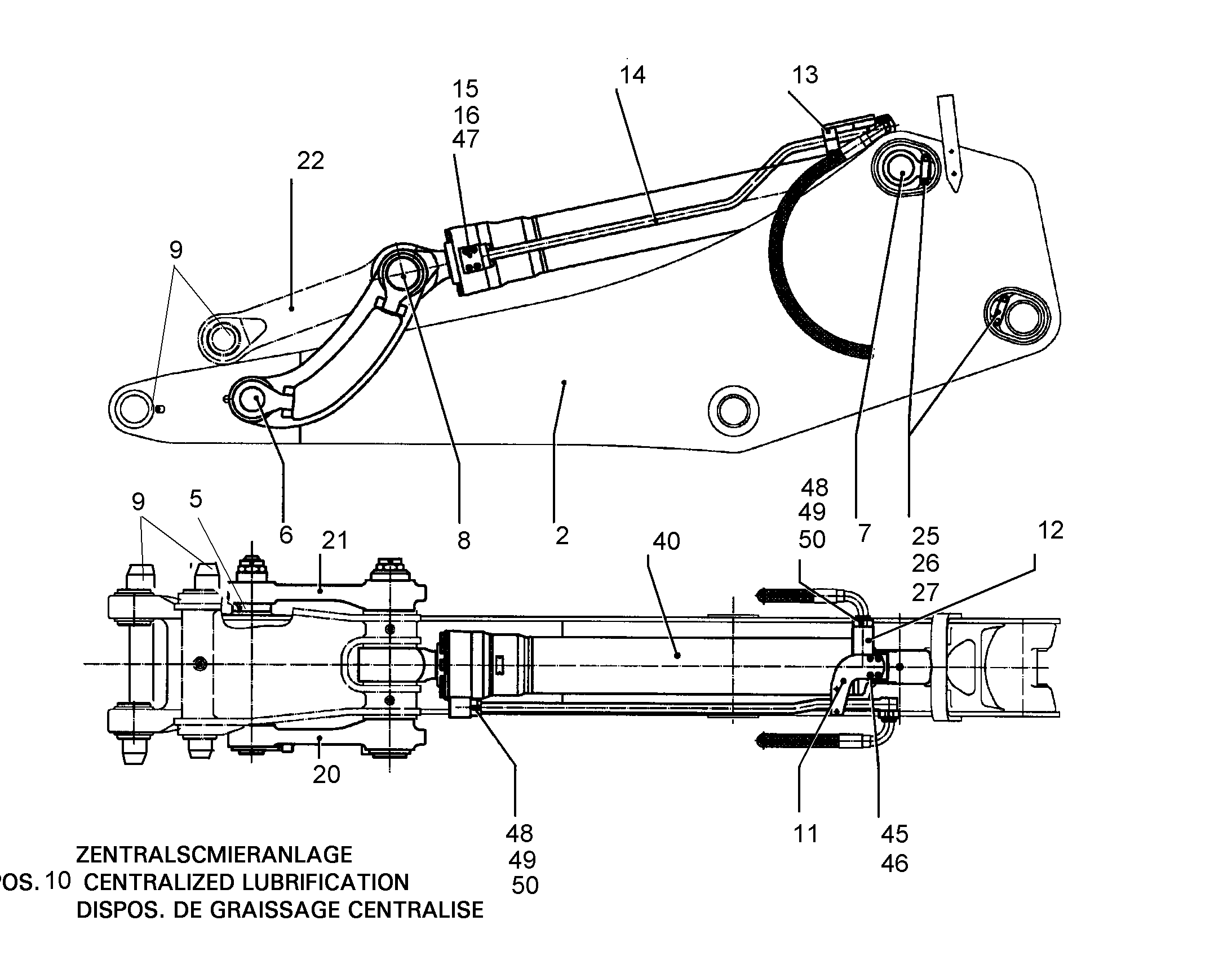 СМАЗОЧНЫЕ ЛИНИИ УСТАНОВКА 9868963 LIEBHERR