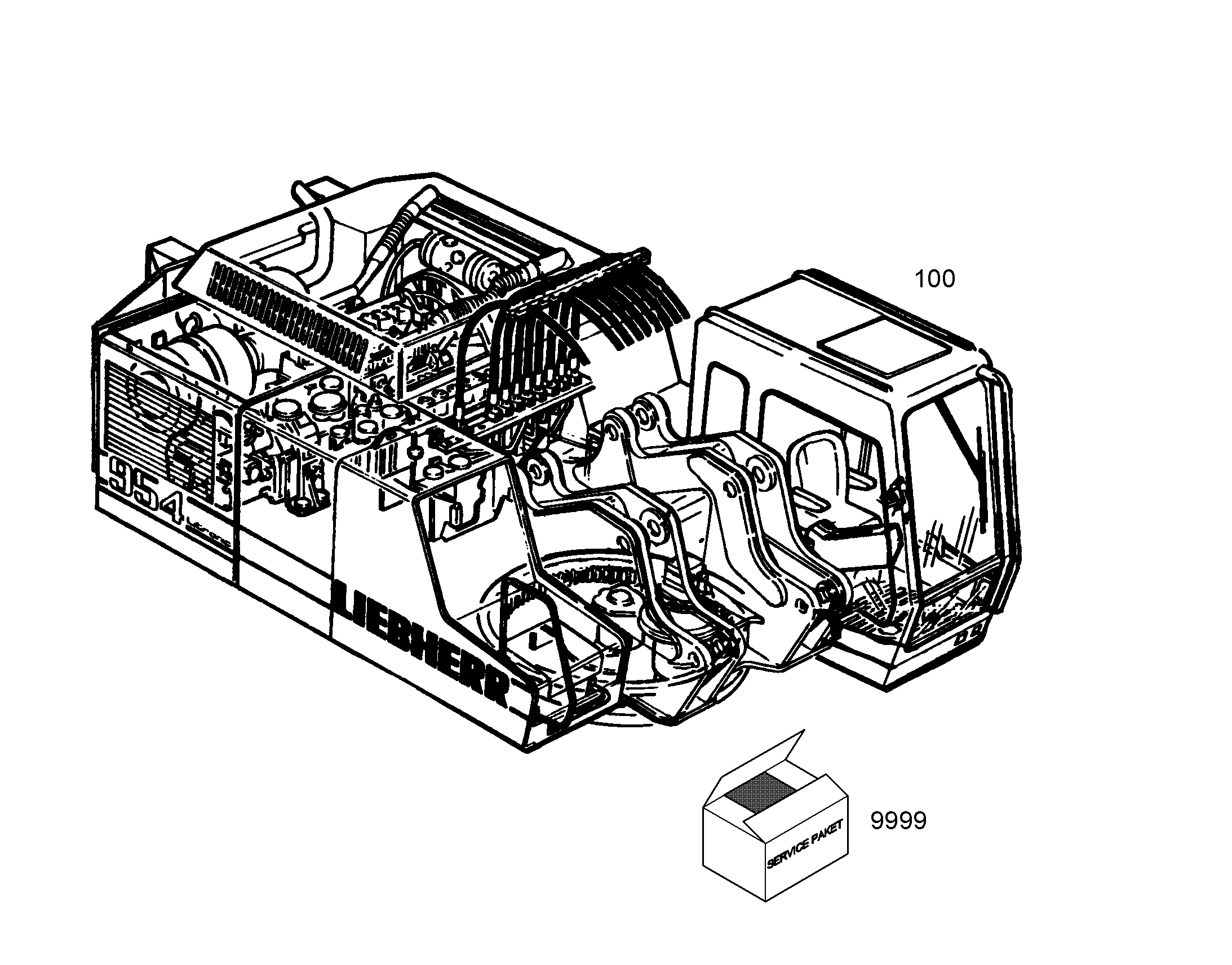 КАТАЛОГ ПОВОРОТНОЙ ПЛАТФОРМЫ 9392832 LIEBHERR